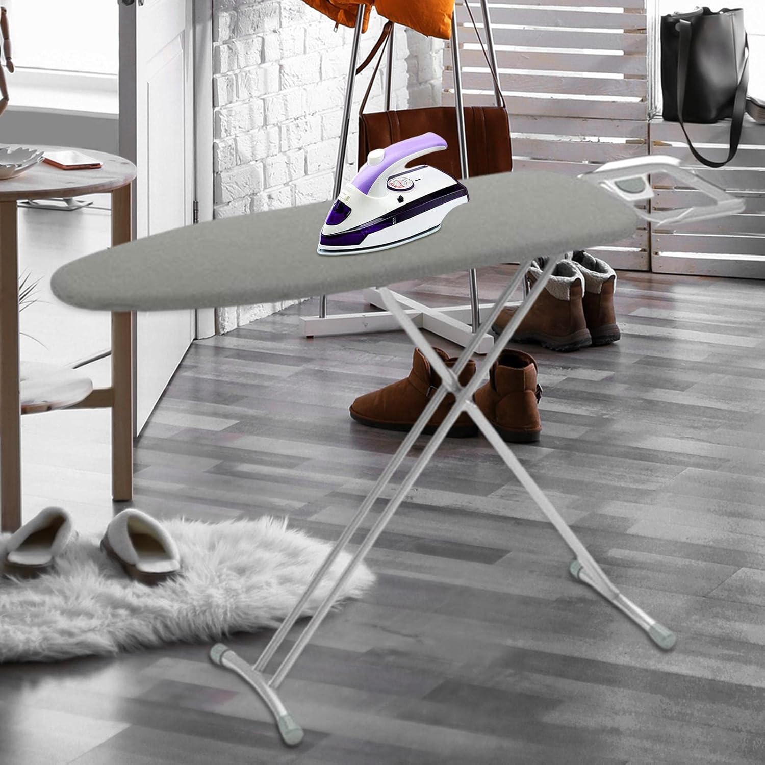 Easy to Use Folding Ironing Board for Home Laundry Room