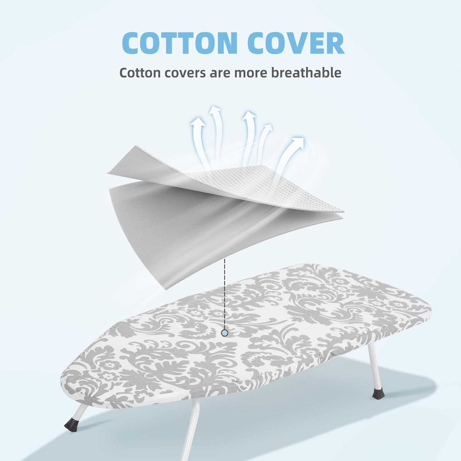 STORAGE MANIAC 7mm Thick Ironing Board Portable Stylish