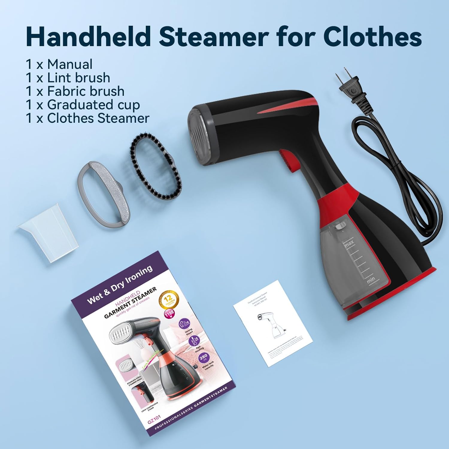 15s Fast Heat-Up Clothes Steamer