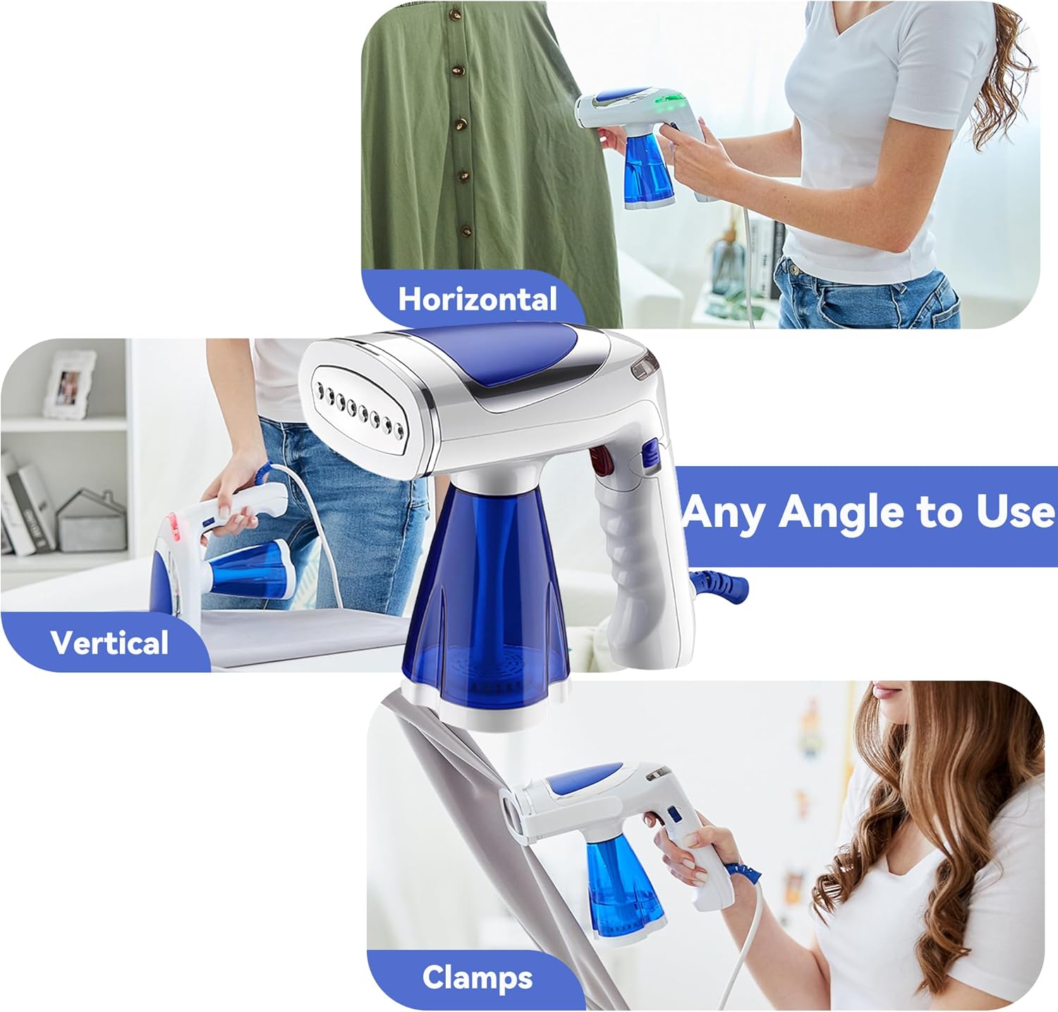 Effortlessly Remove Wrinkles with the GRETMIX Portable Clothing Steamer