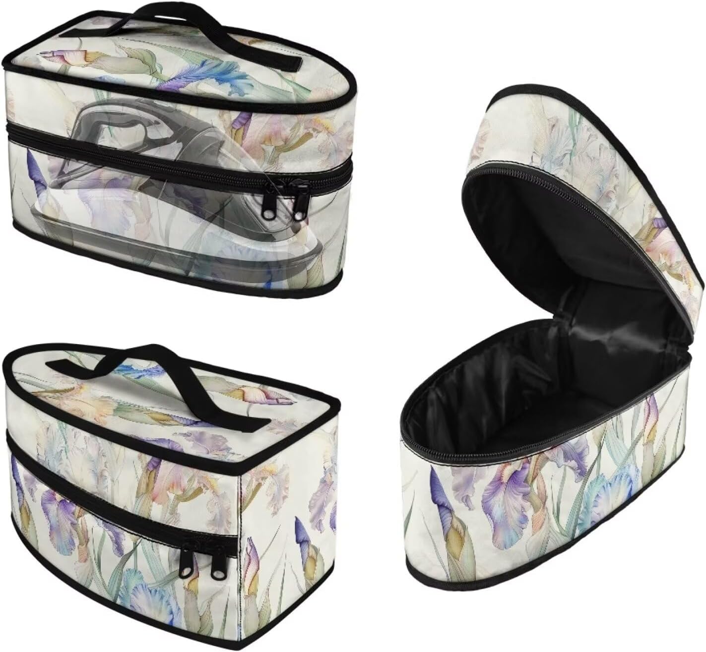 Cglasmaru Reusable Travel Iron Bag with Durable Soft Inner Liner