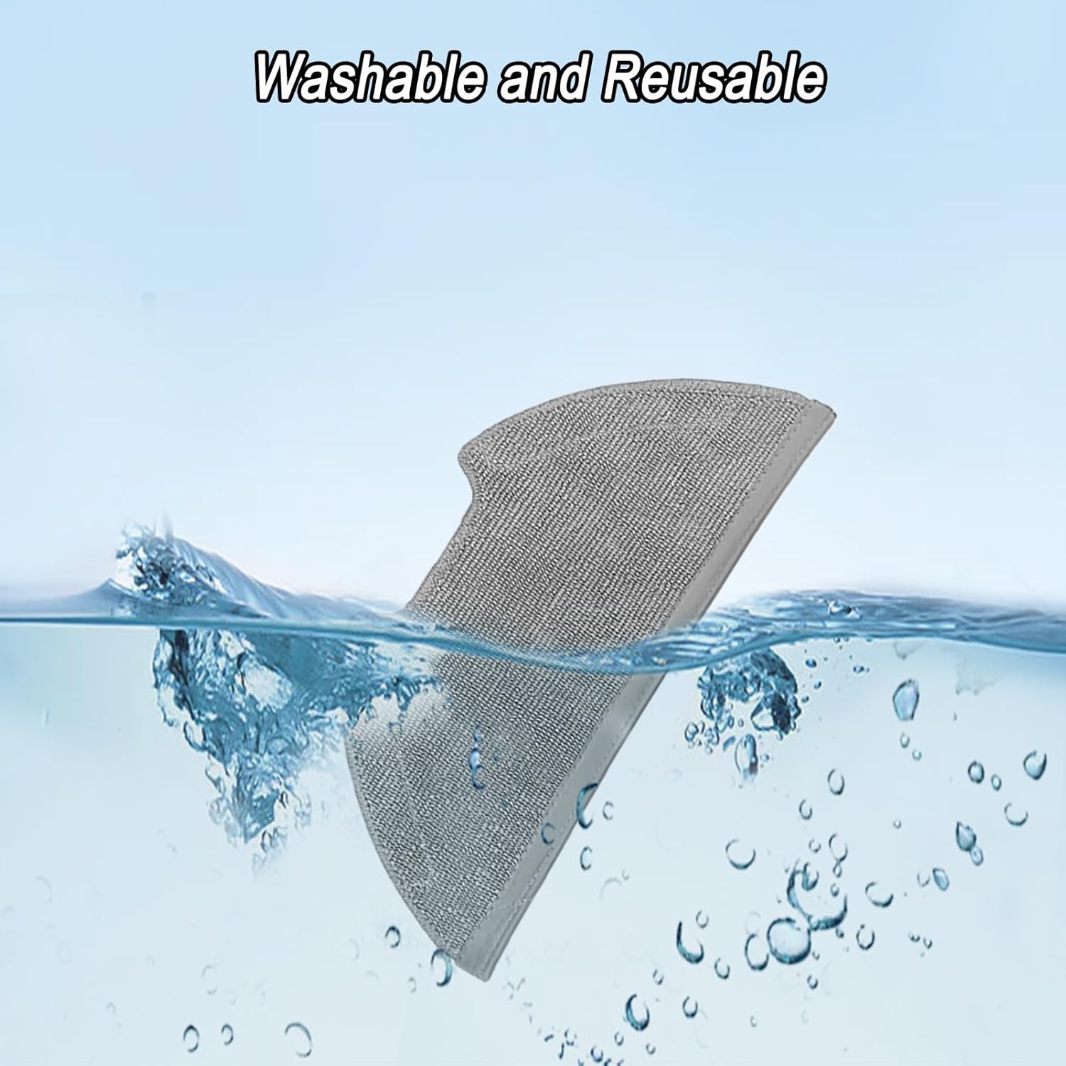 Reusable Replacement Mop Pads for Eureka E10s E20 Plus Robot Vacuum