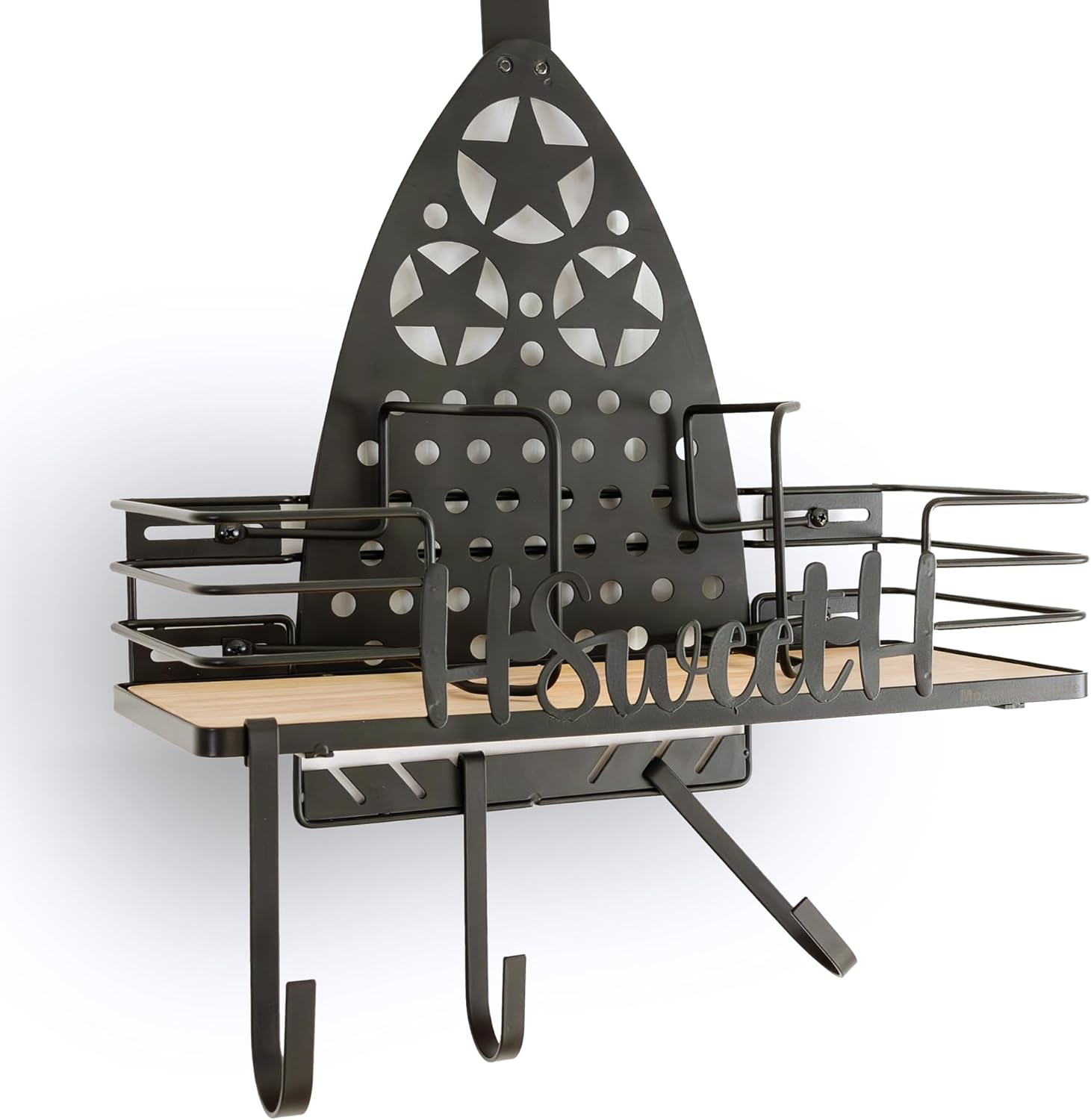 Smart Ironing Hanger 35x6x175-inch Wall-Mount Organizer