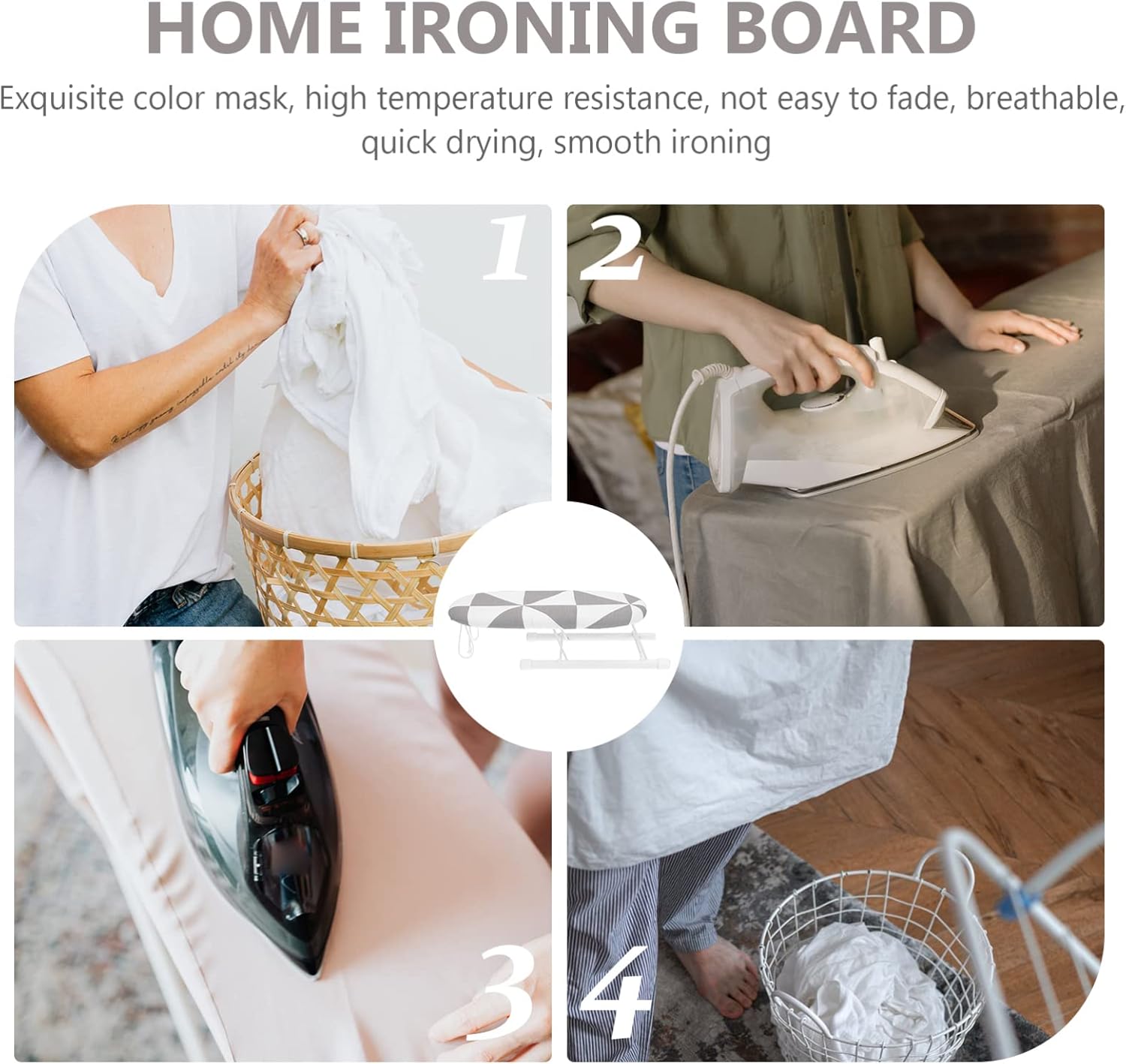 Cabilock Folding Ironing Rack for Collar and Sleeve