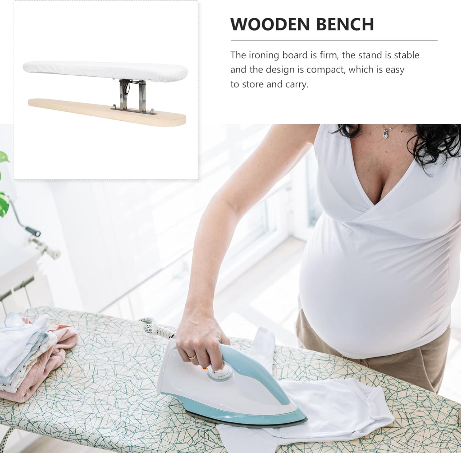 Ironing Mat PadNon-Slip Durable Travel Small Compact Smooth Soft Easy to Clean