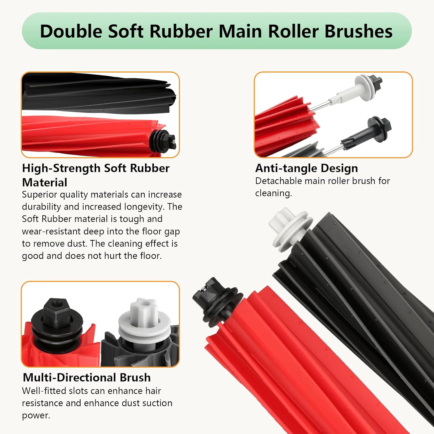 Premium Replacement Parts for Roborock Q5 ProPlus Q8 MaxPlus