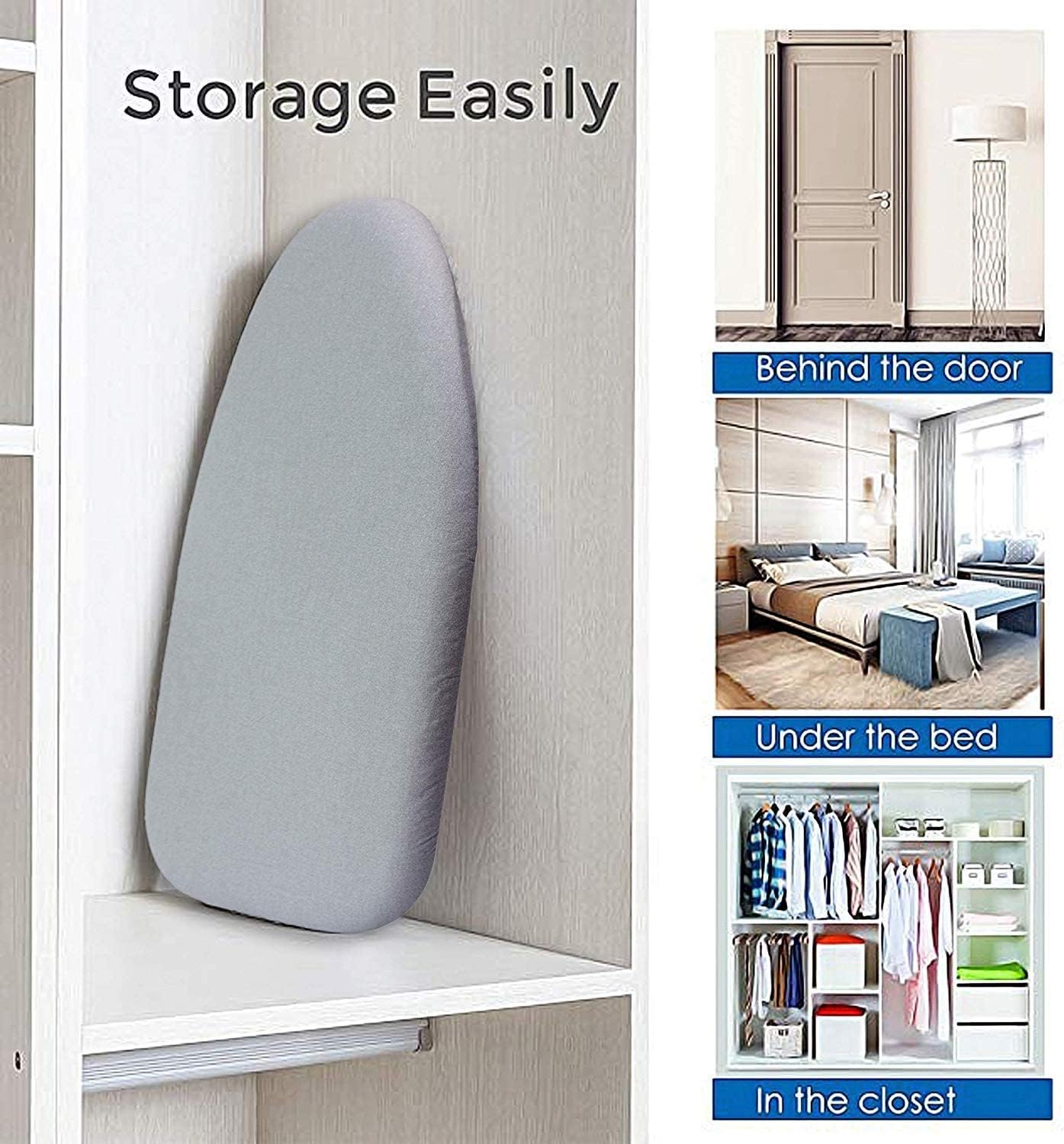 Compact Portable Folding Travel Ironing Board for Home Laundry Use