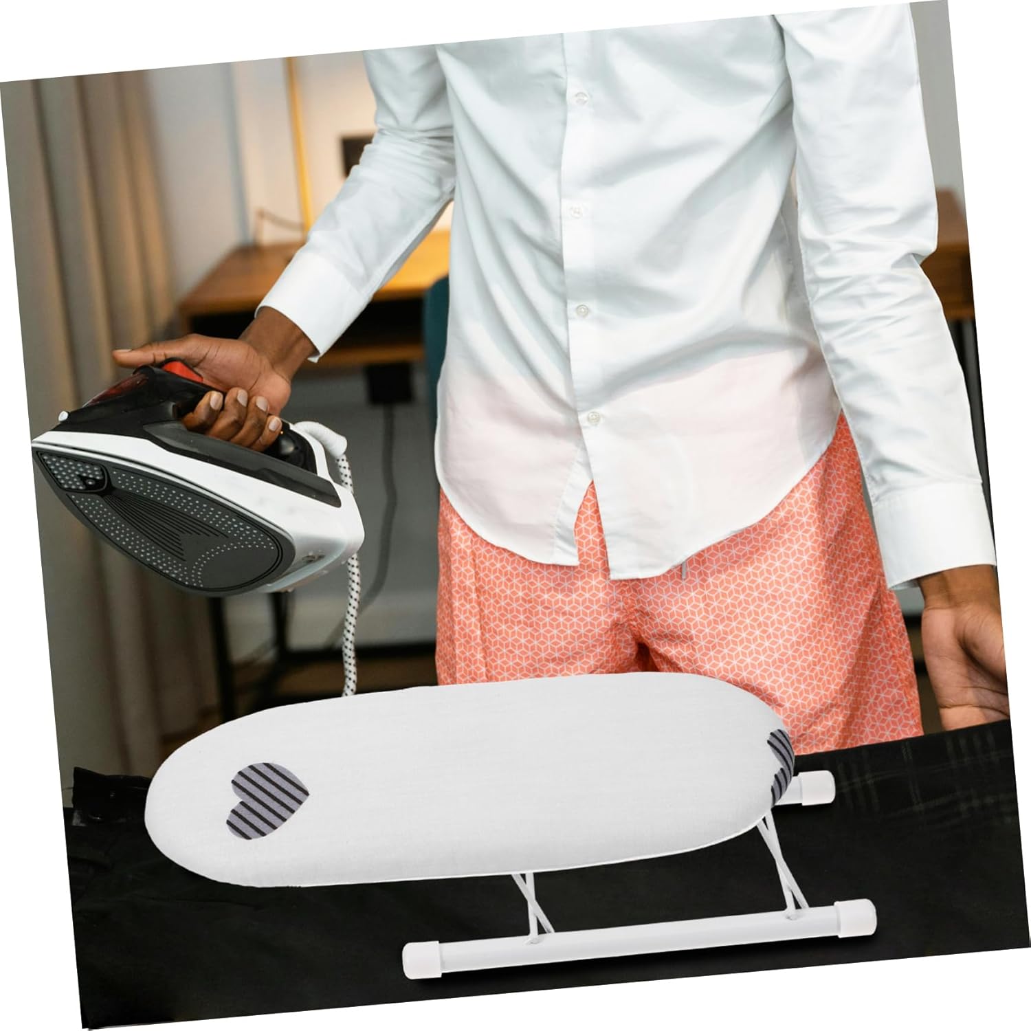 IMIKEYA Compact and Stylish Mini Ironing Stool for Collar and Sleeve Irring