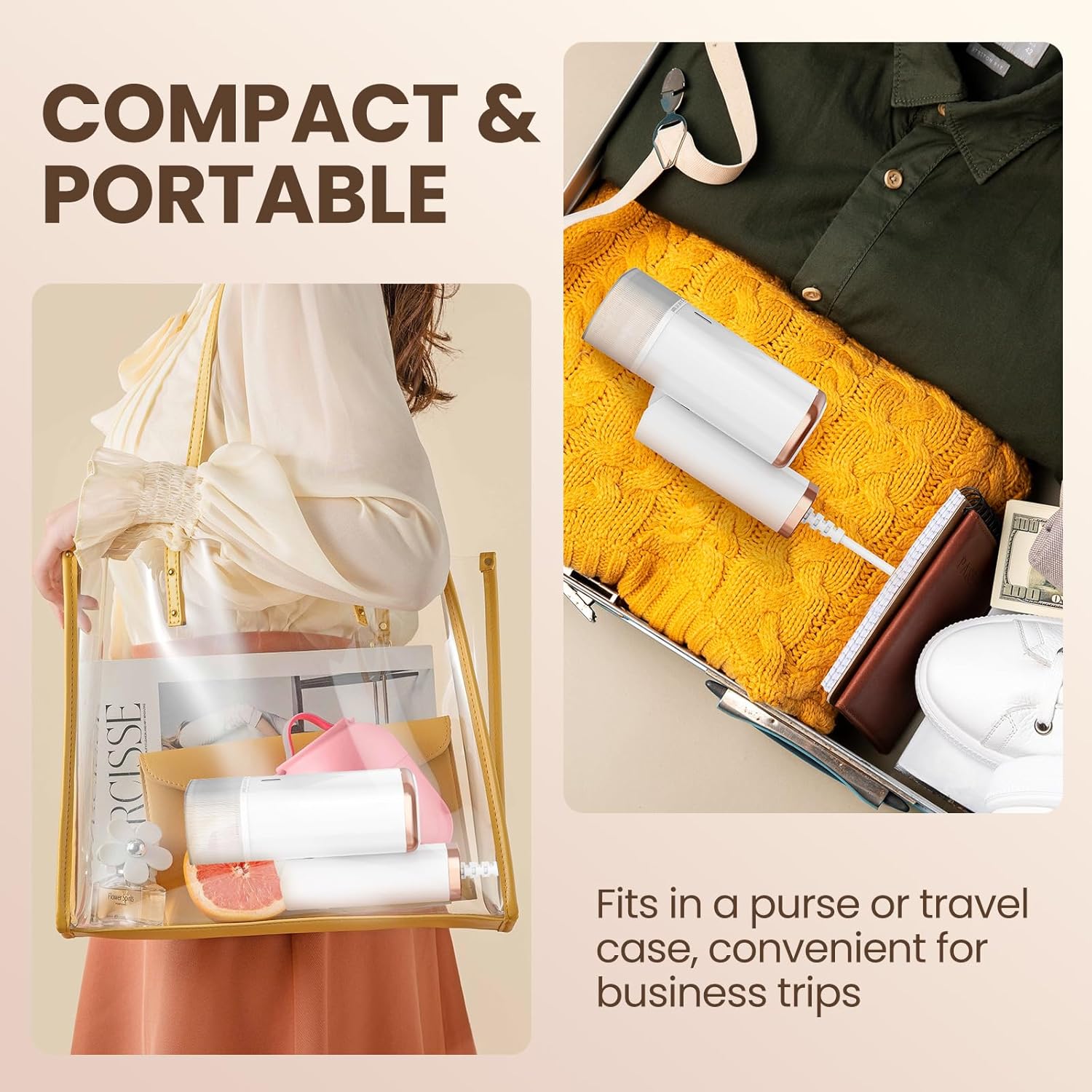 NTAYDZSW Compact Travel Iron
