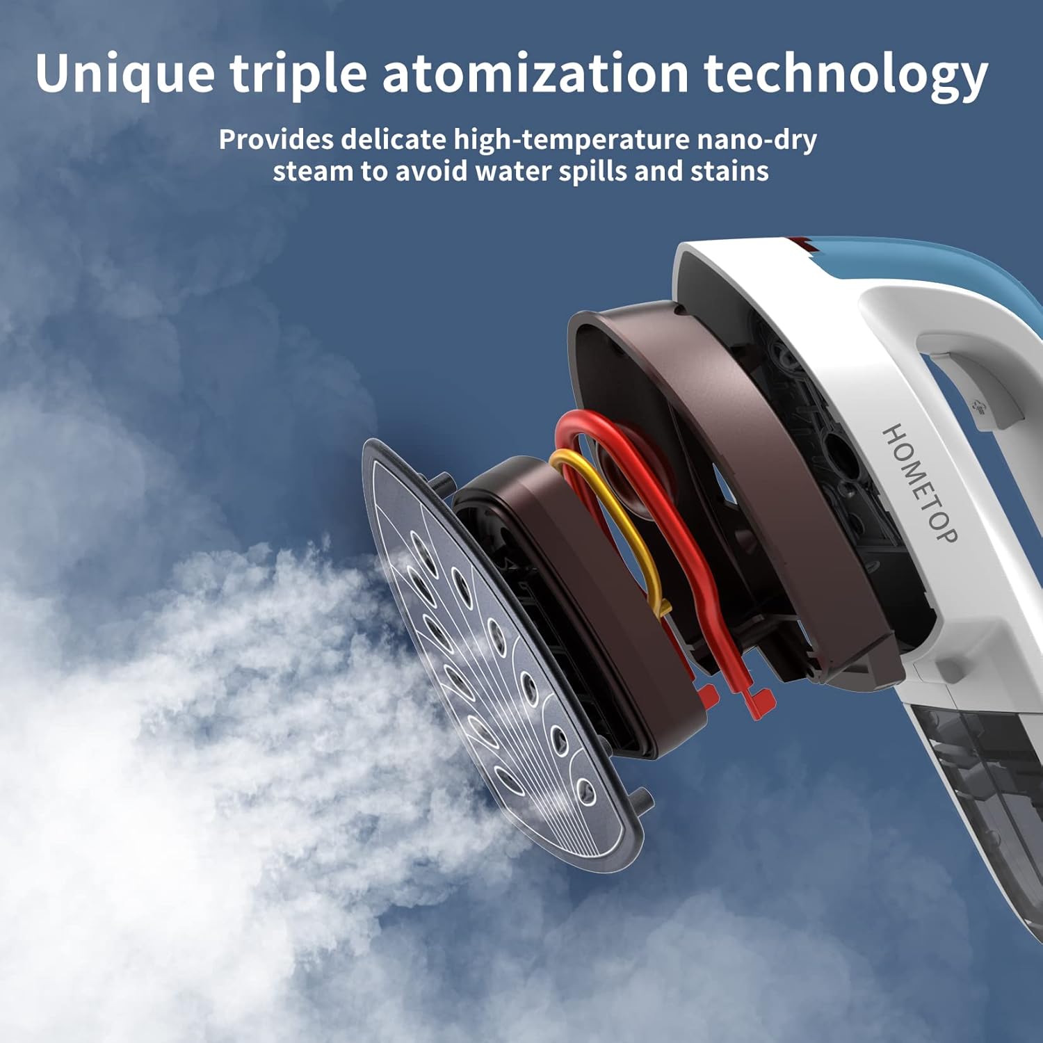 HOMETOP Professional Handheld Steamer Elevates Ironing Experience