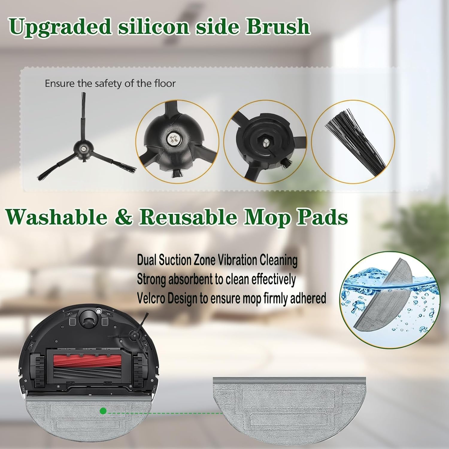 Quick Replacement Set for Roborock S8 Pro Vacuum