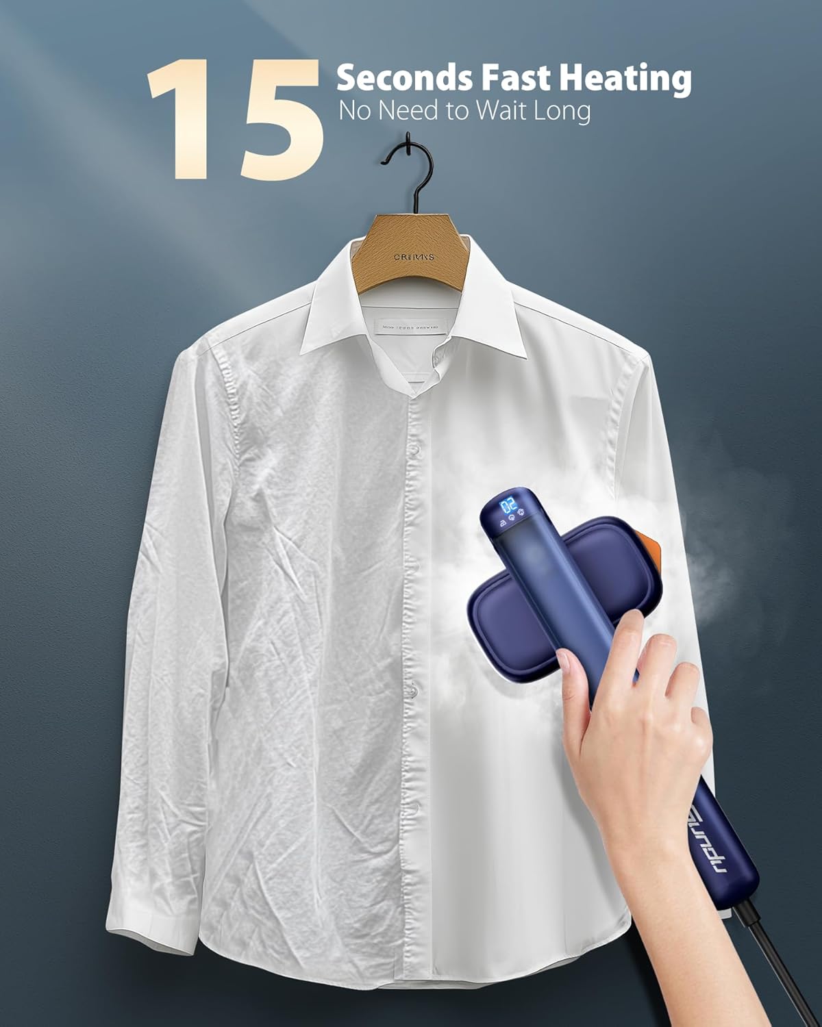Sundance Travel Steamer 100-240V - Handheld Garment Steamer Iron 2-in-1