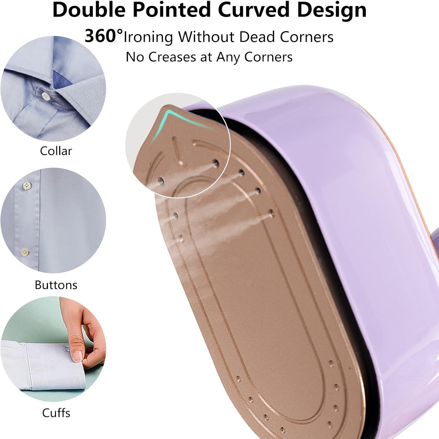 Mini Travel Steamer Iron for Easy Wearing