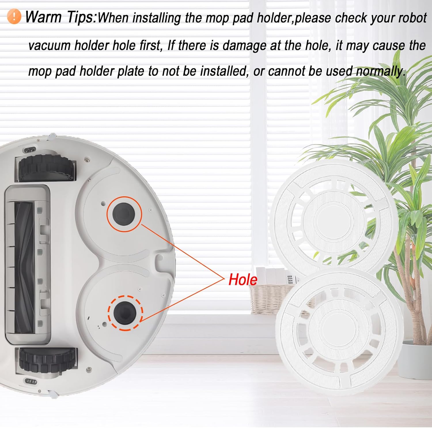 Mop Pad Plate for Dreame L10 Ultra Robot Vacuum