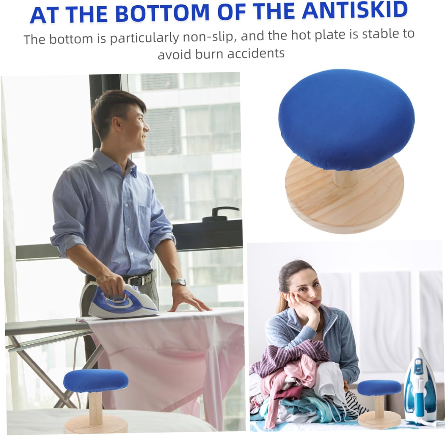 ABOOFAN 1pc Mini Ironing Board for Curved Clothes - Space-Saving Durable Design