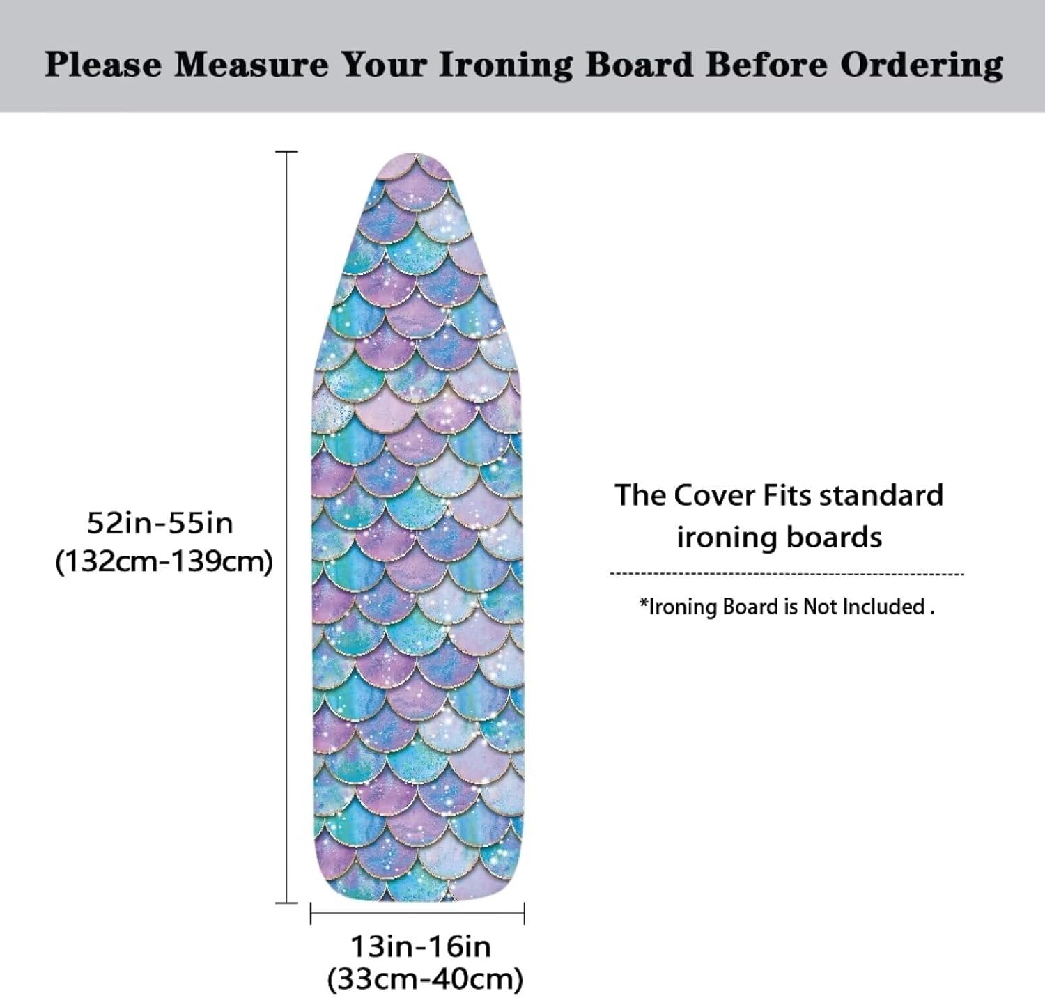 Mermaid Scales Print 15x54