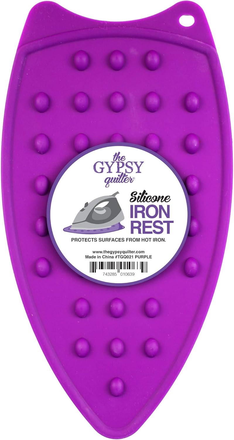 Gypsy Quilter The Silicone Iron Rest Purple TGQ021
