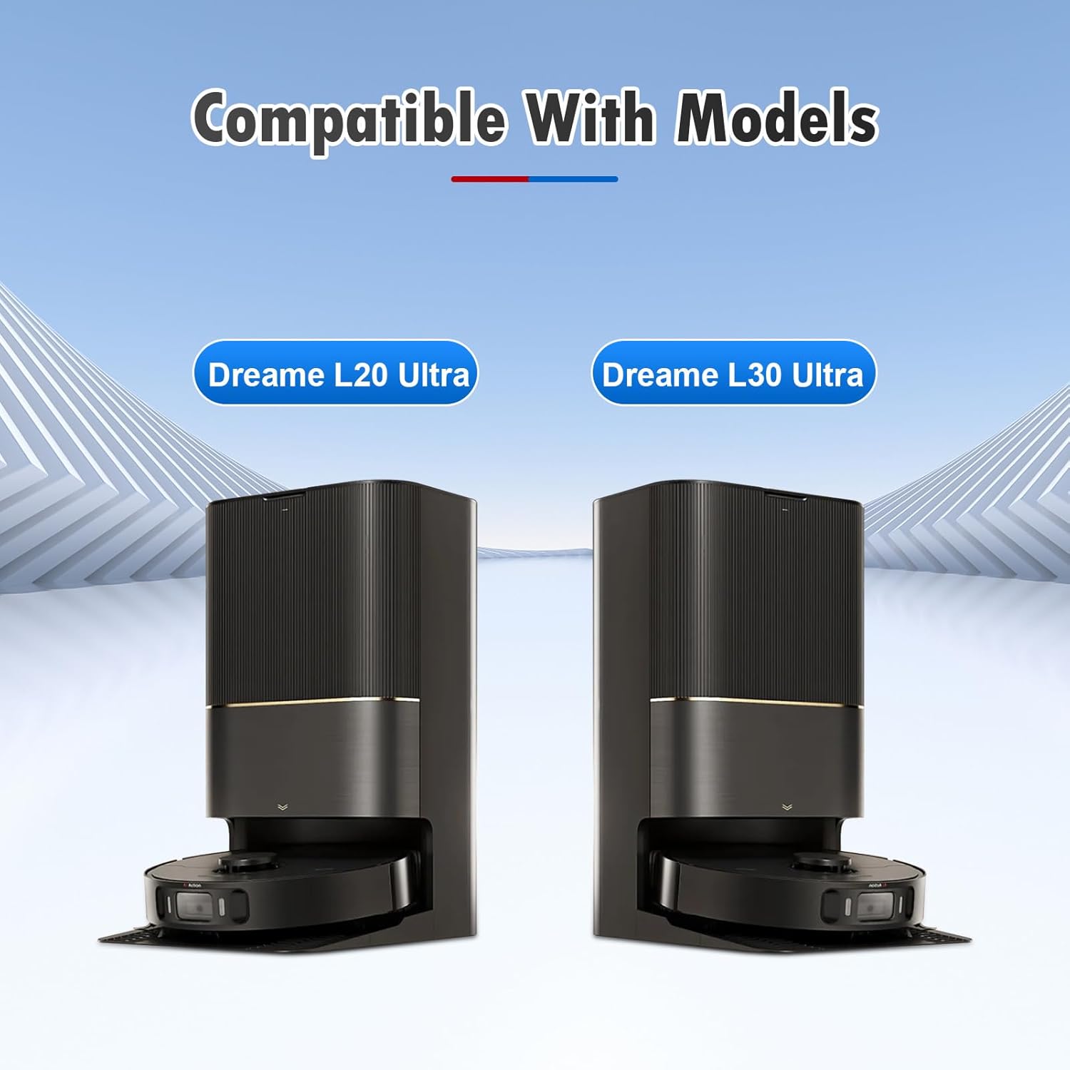 Durable Replacement Accessories for Dreame L20L30 Ultra Robot Vacuums