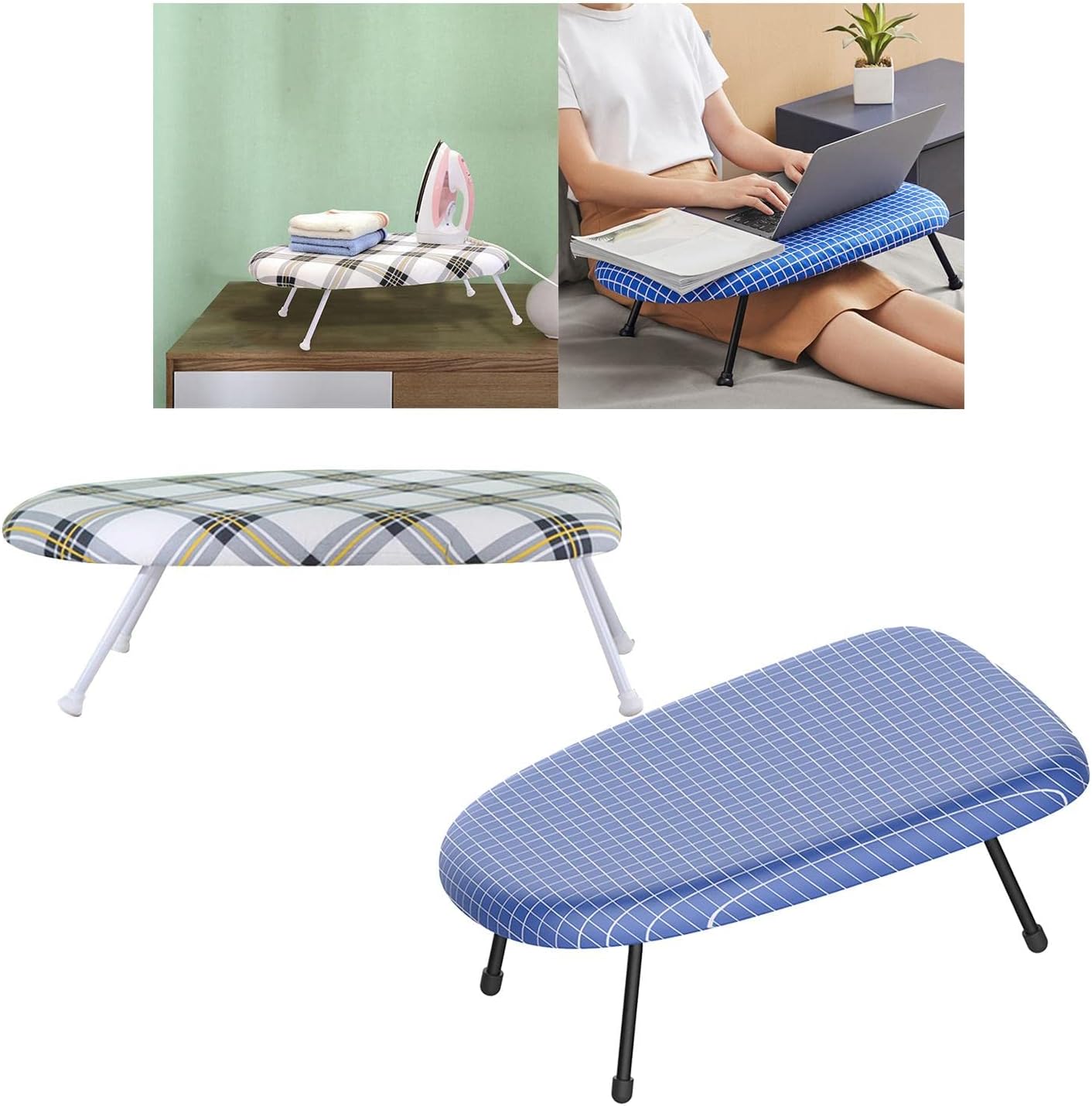 Mini Folding Ironing Board Portable Tabletop for Cuffs Shirt