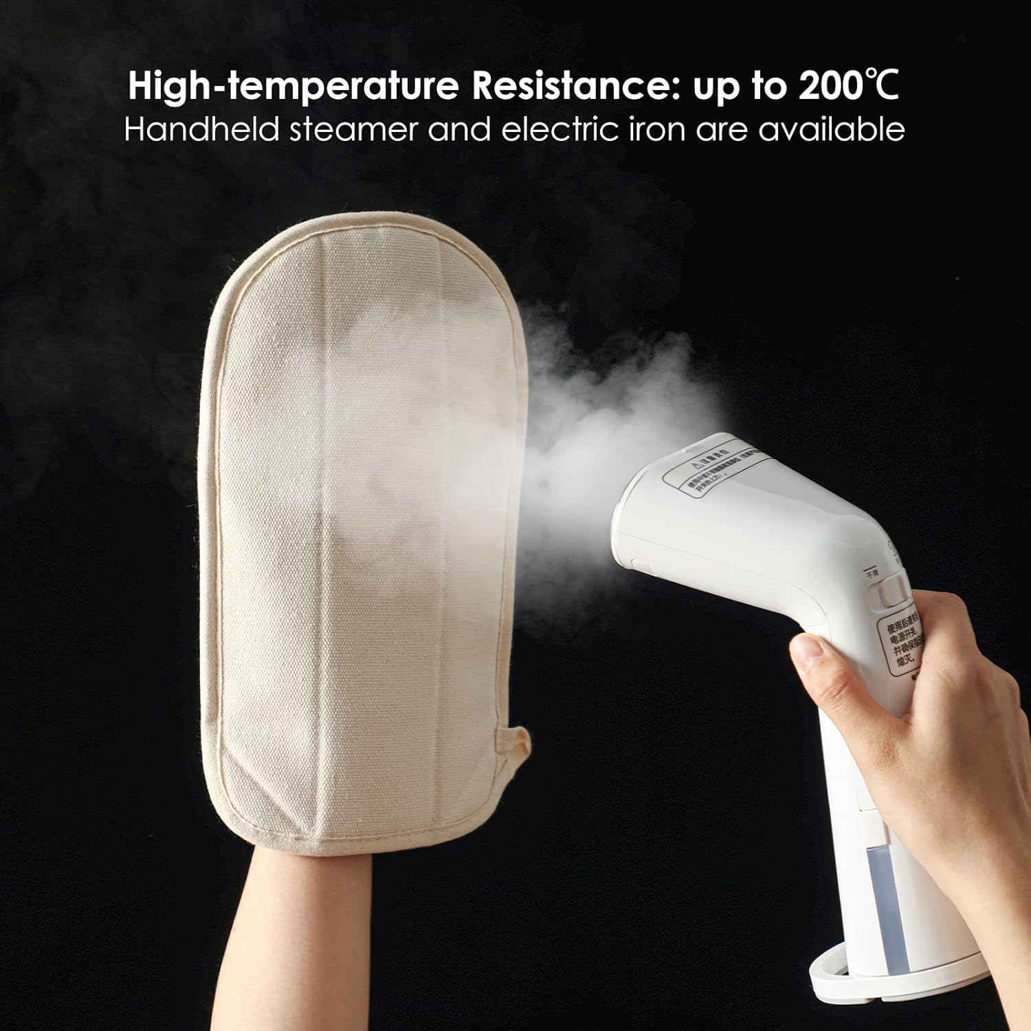 SHIMOYAMA Garment Steamer Glove Heat-Resistant Gloves for Fast Smooth Ironing