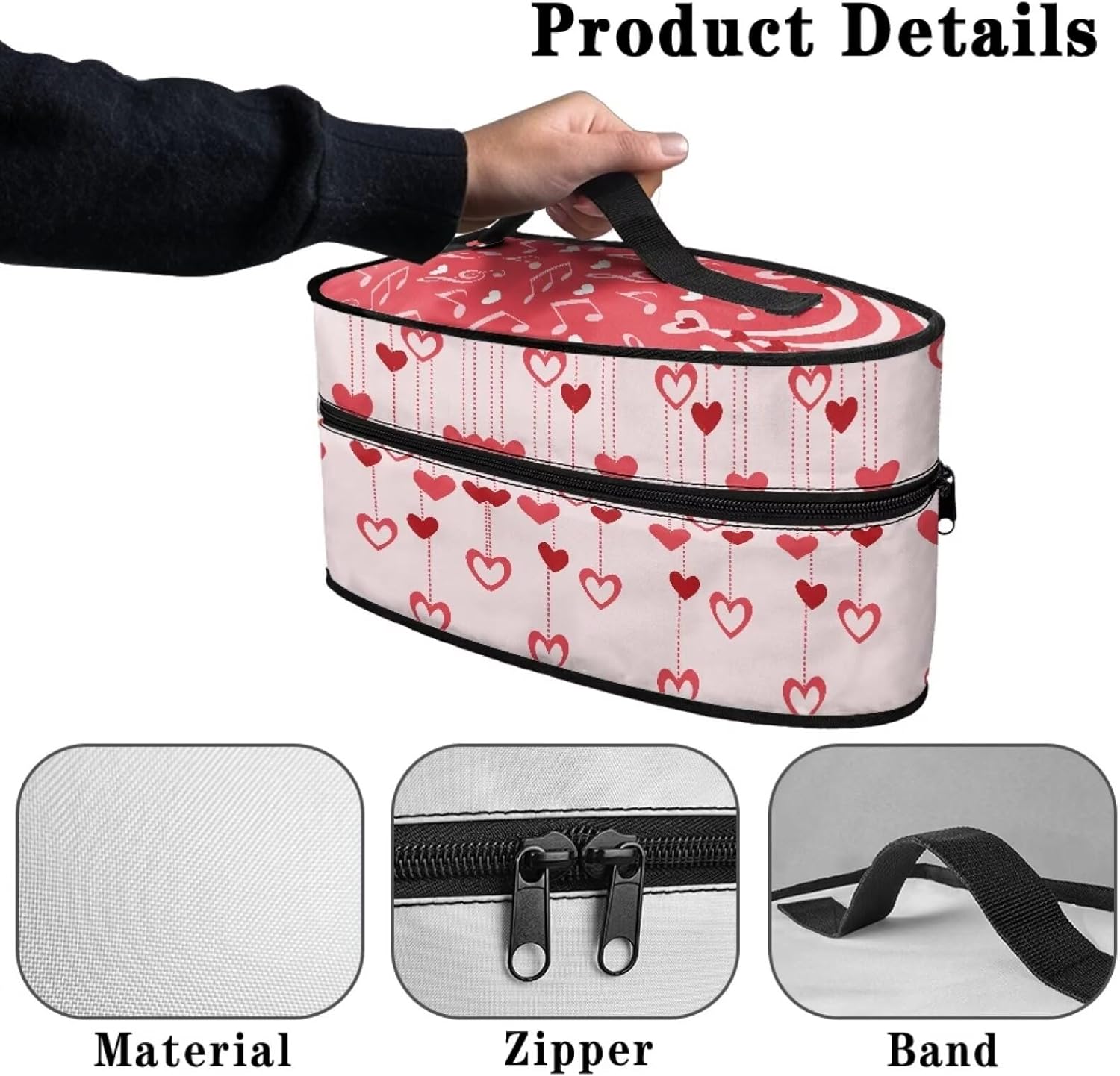Valentines Day Love Note Steam Iron Storage Bag