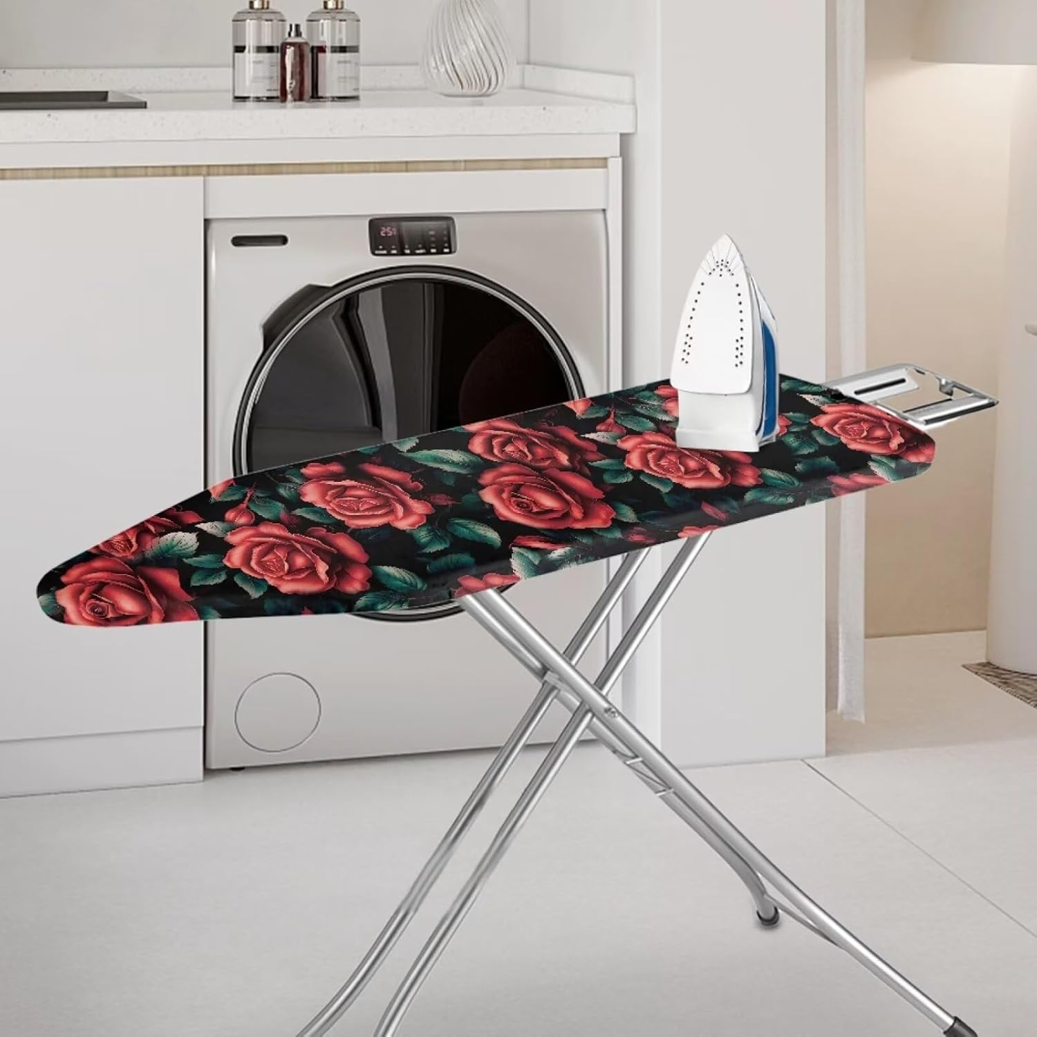 Red Rose Ironing Board Cover Make Them Last Longer