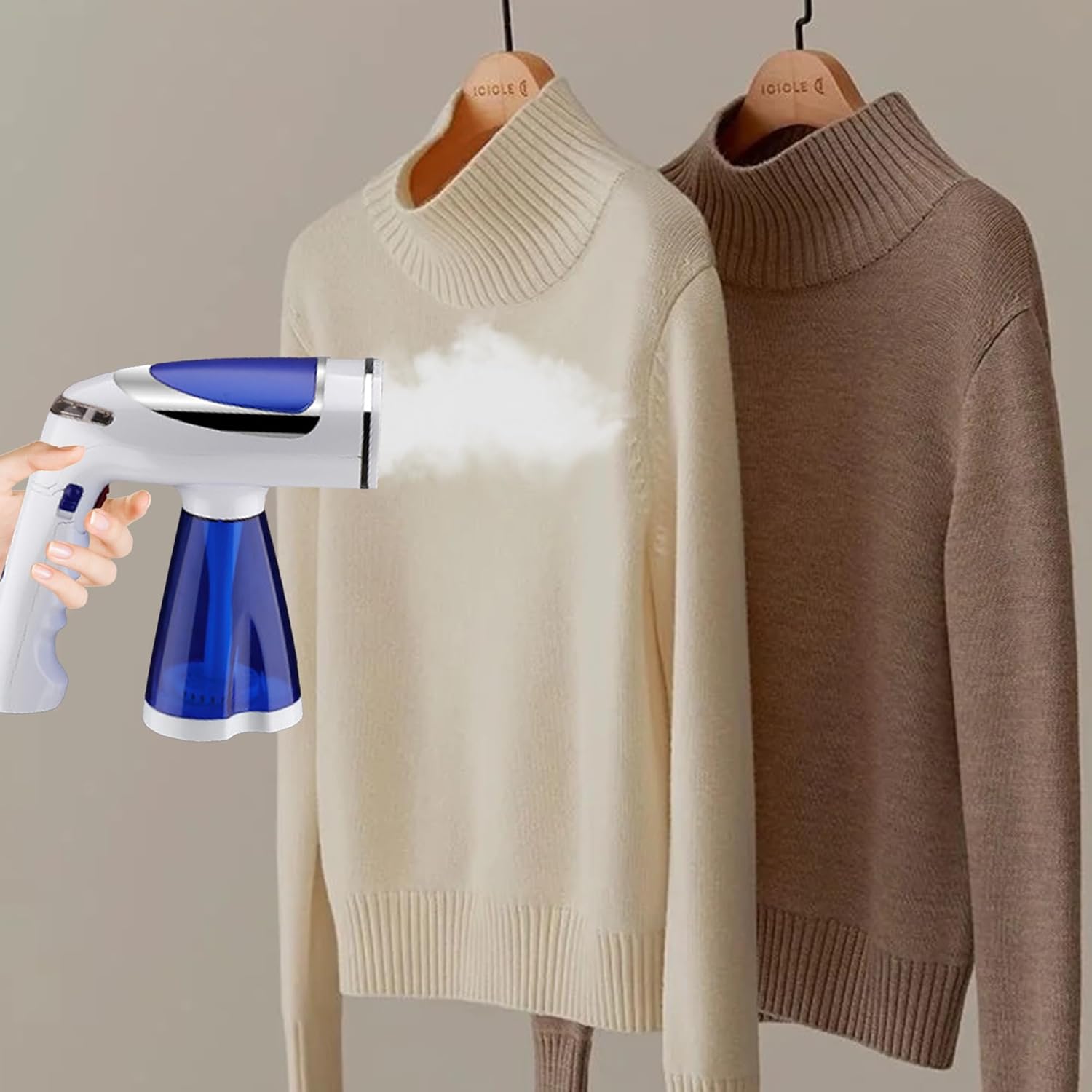 Effortlessly Remove Wrinkles with the GRETMIX Portable Clothing Steamer