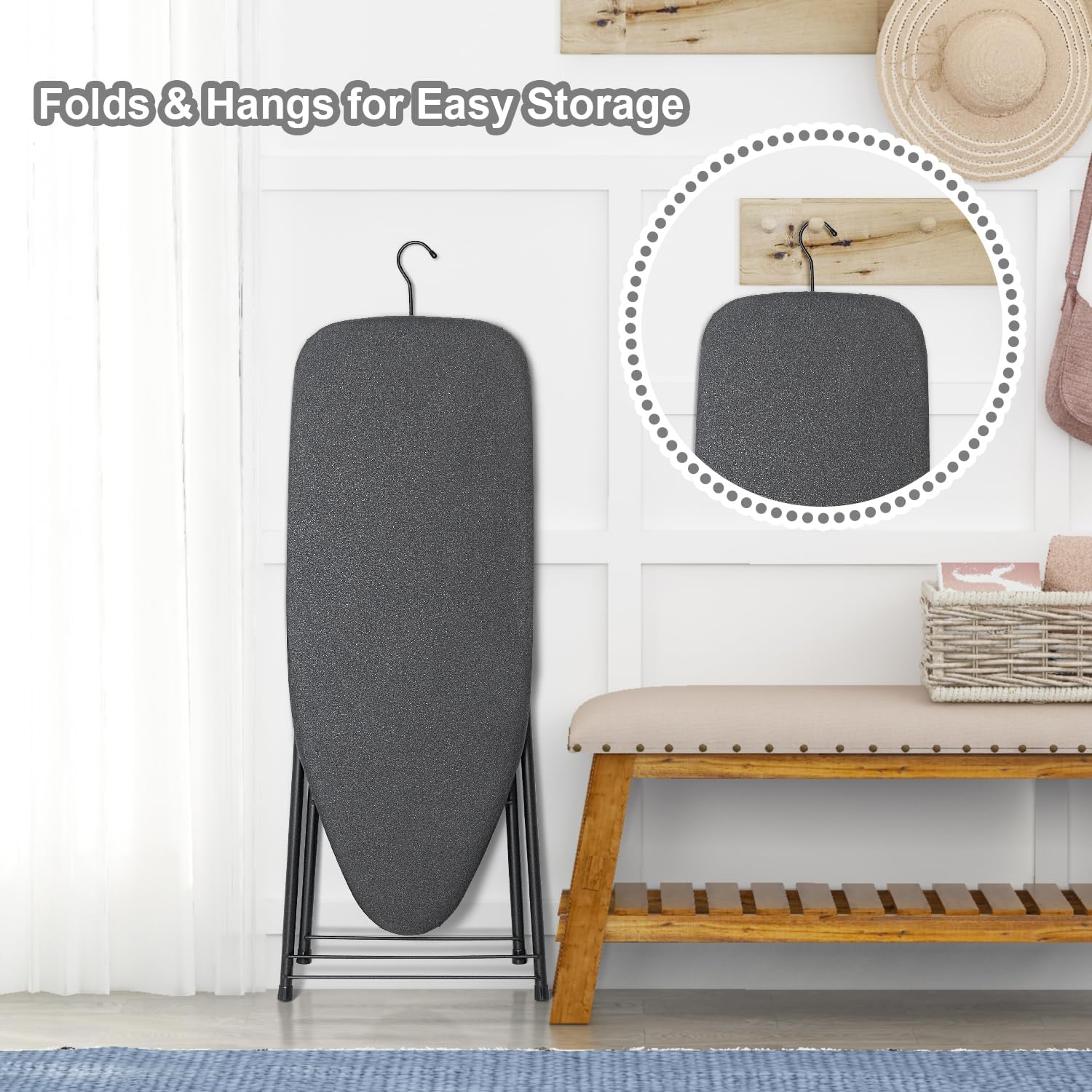 Sturdy Compact 13x35 Ironing Board