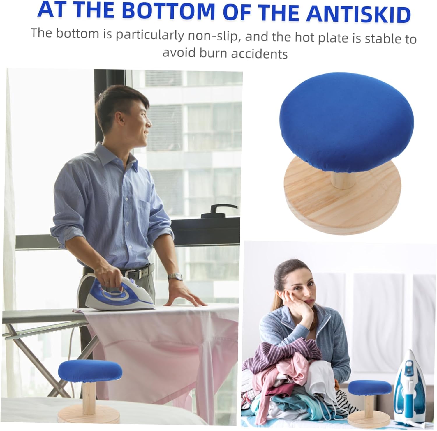 Stable Small Ironing Board for Curved Clothes