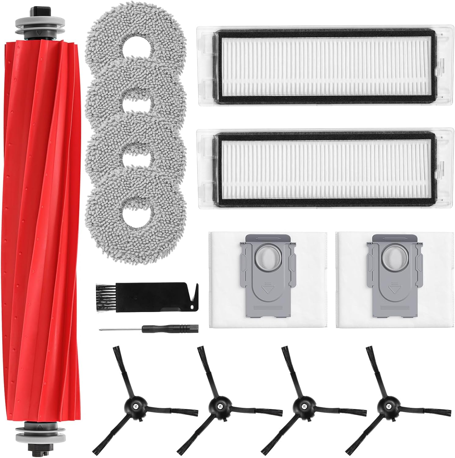 15-Piece Replacement Kit for Q Revo Robot Vacuum