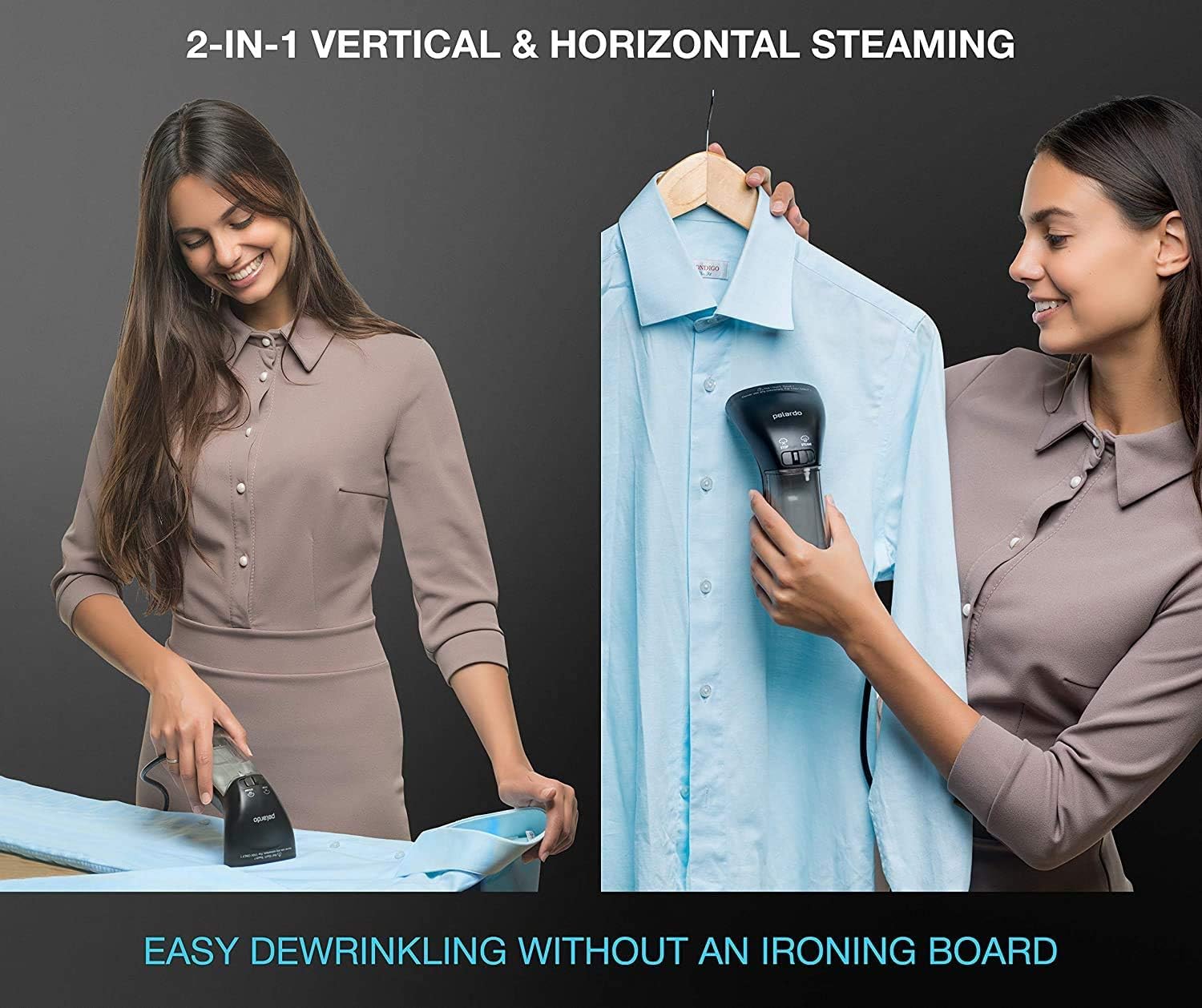 Polardo Travel Compact Travel Garment Steamer