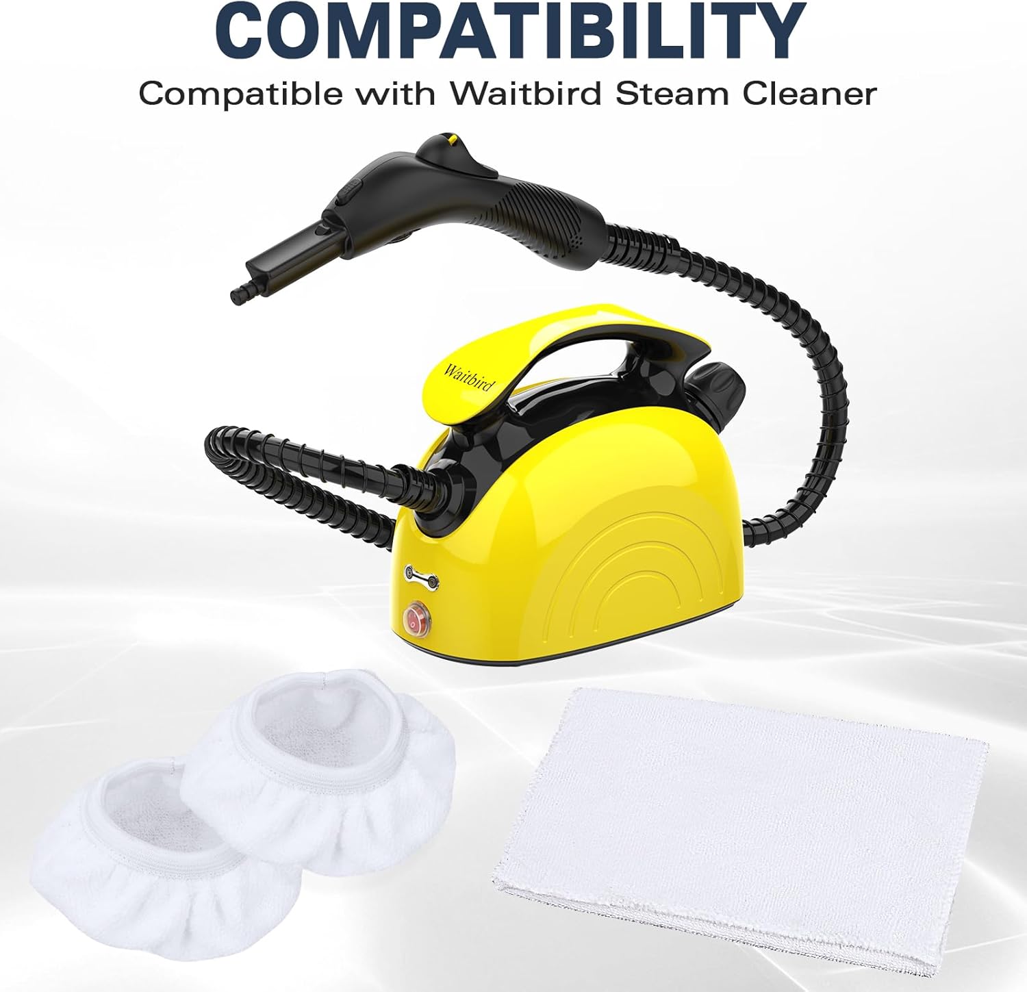 6-Piece Microfiber Mop Pad Set 3-Piece Iron-On Cloth Set