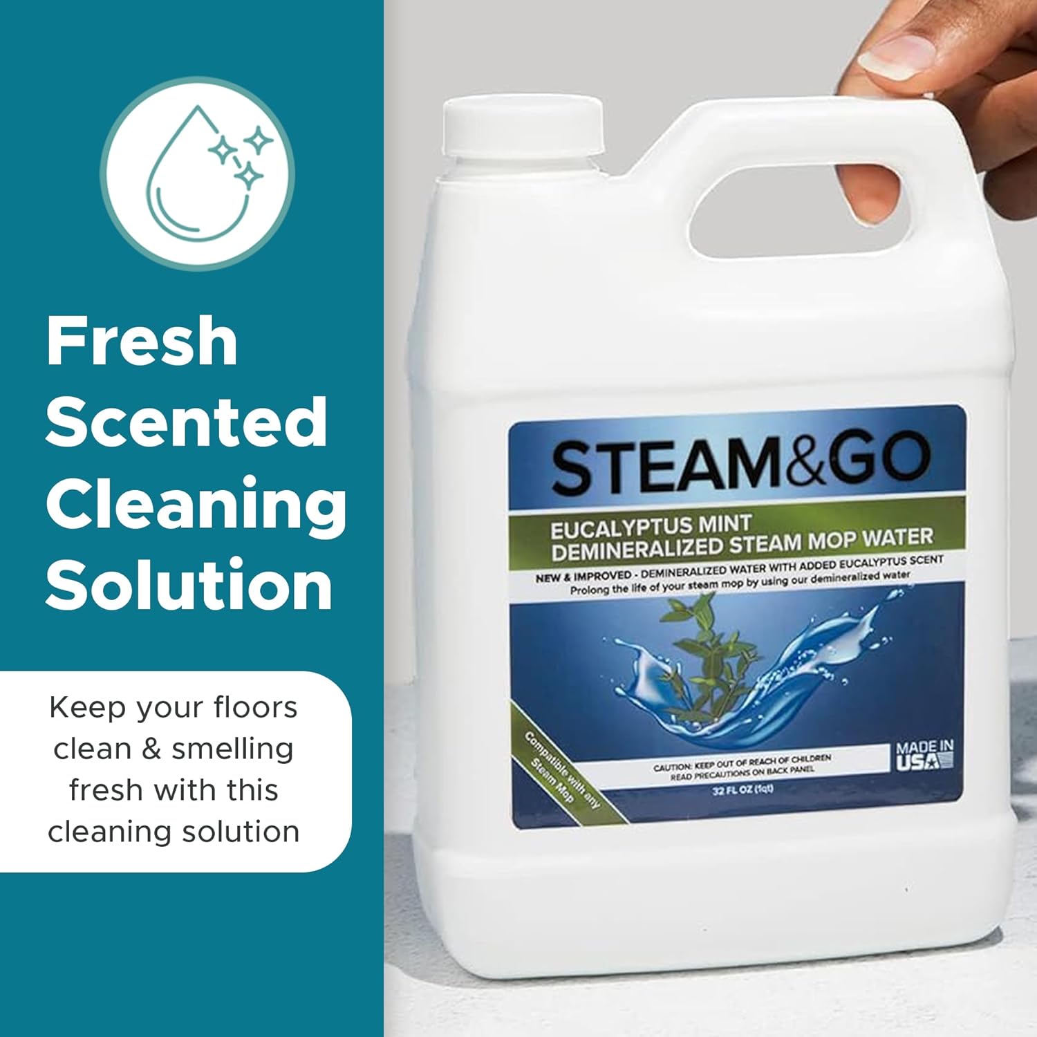 Perfect for Steam Mops Demineralized Water Lemonade Mop Neutralizer