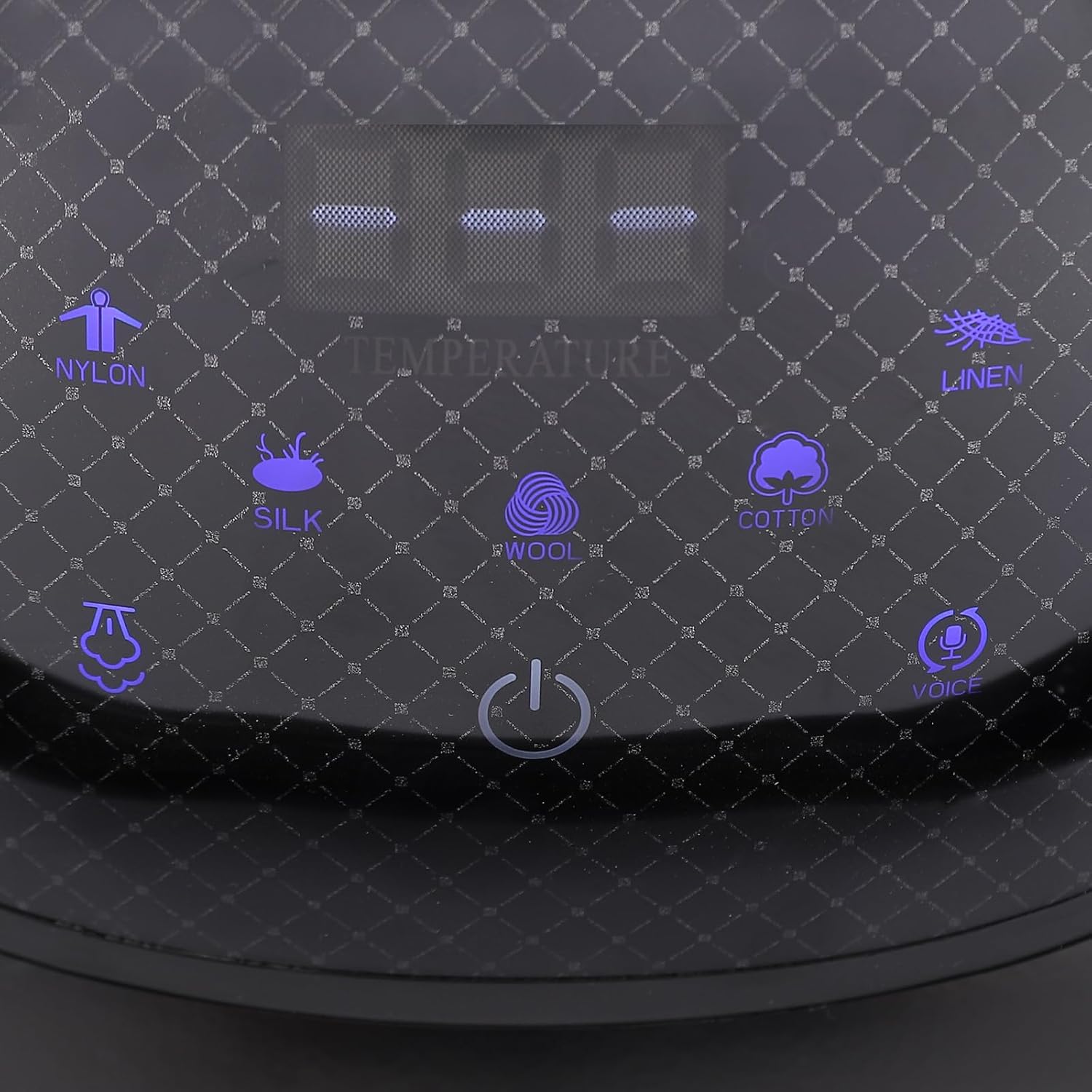 Intelligent Digital Steam Press with Multiple Fabric Settings Black