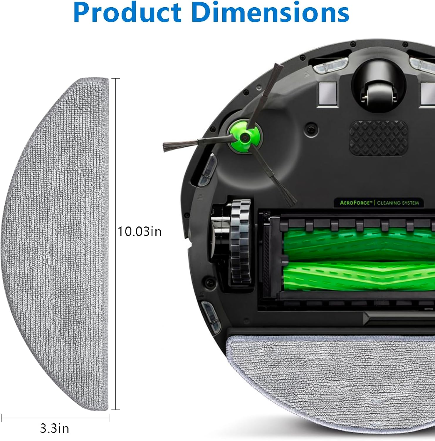 RoboVac Mop Pad Replacement for iRobot Roomba