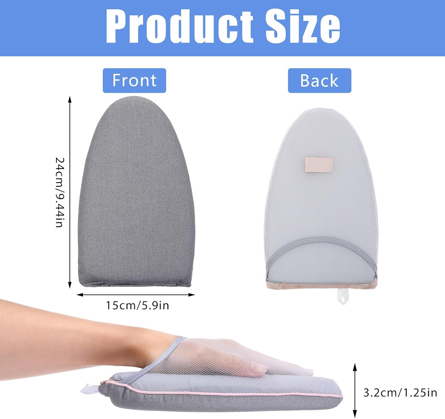 Garment Steamer Ironing Gloves with Finger Loop