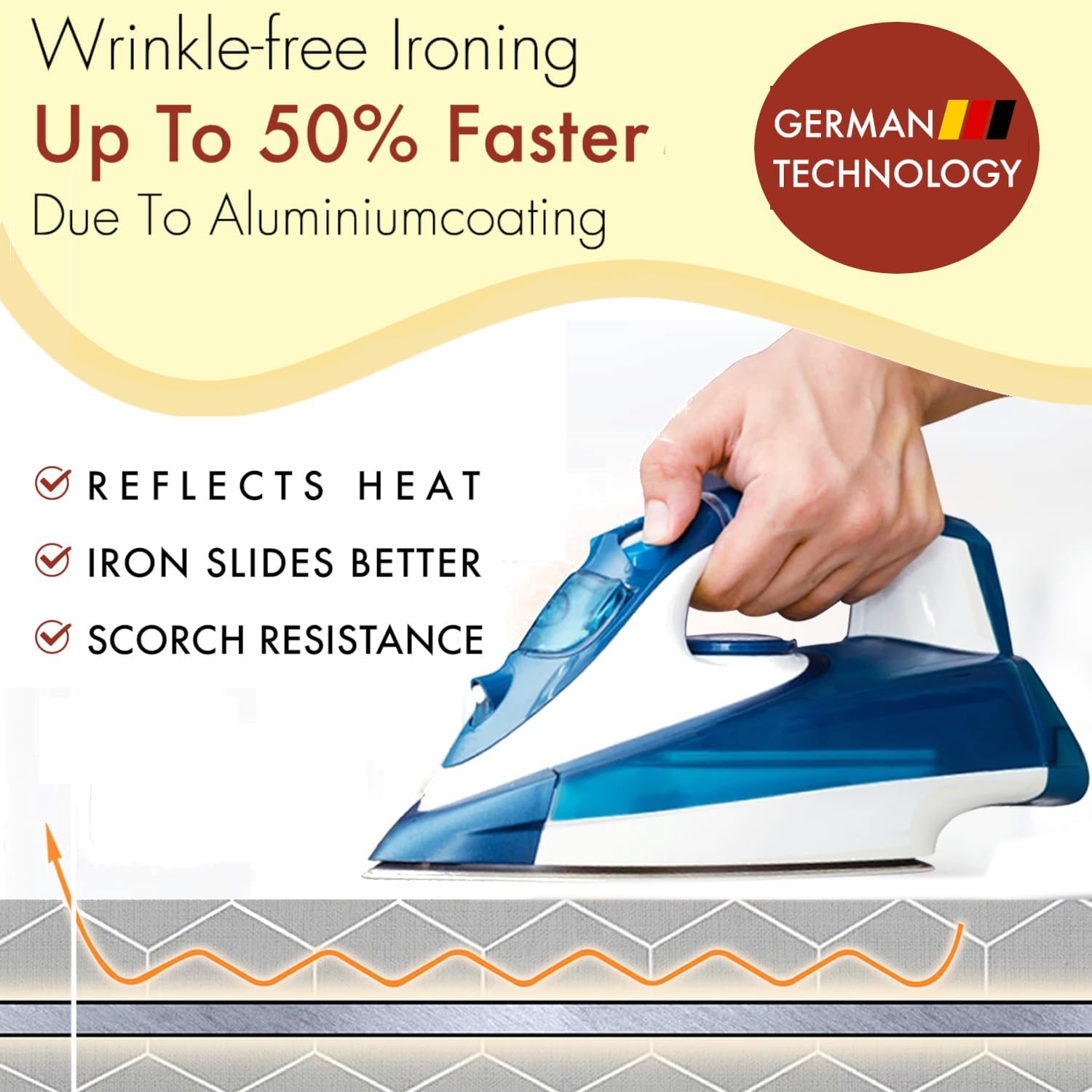 Ironing Board Cover Pad 15x54