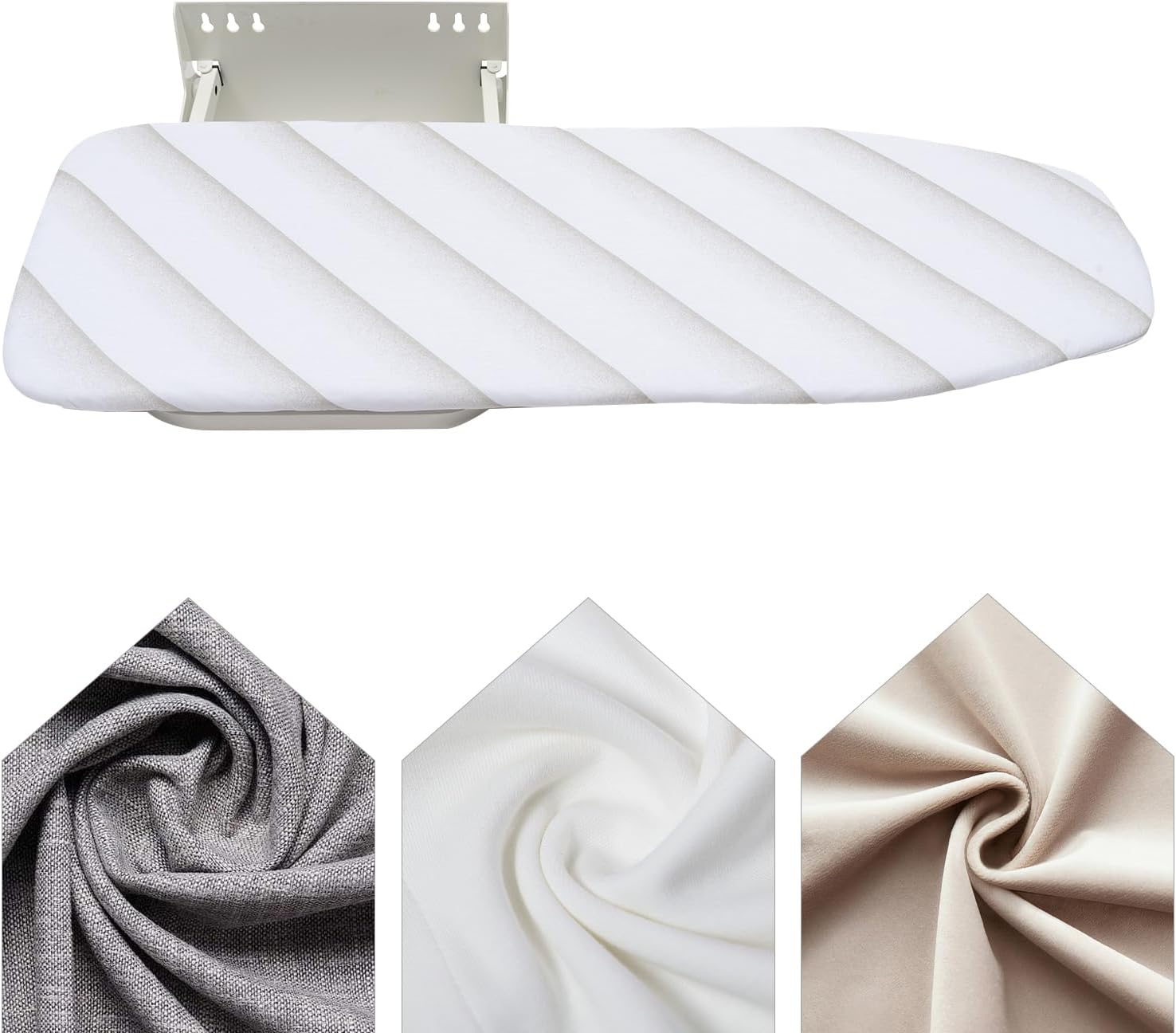 Wall-Mounted Ironing Board Durable Space-Saving