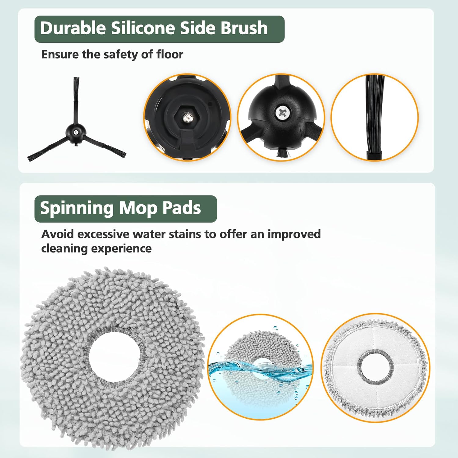 15-Piece Replacement Kit for Q Revo Robot Vacuum