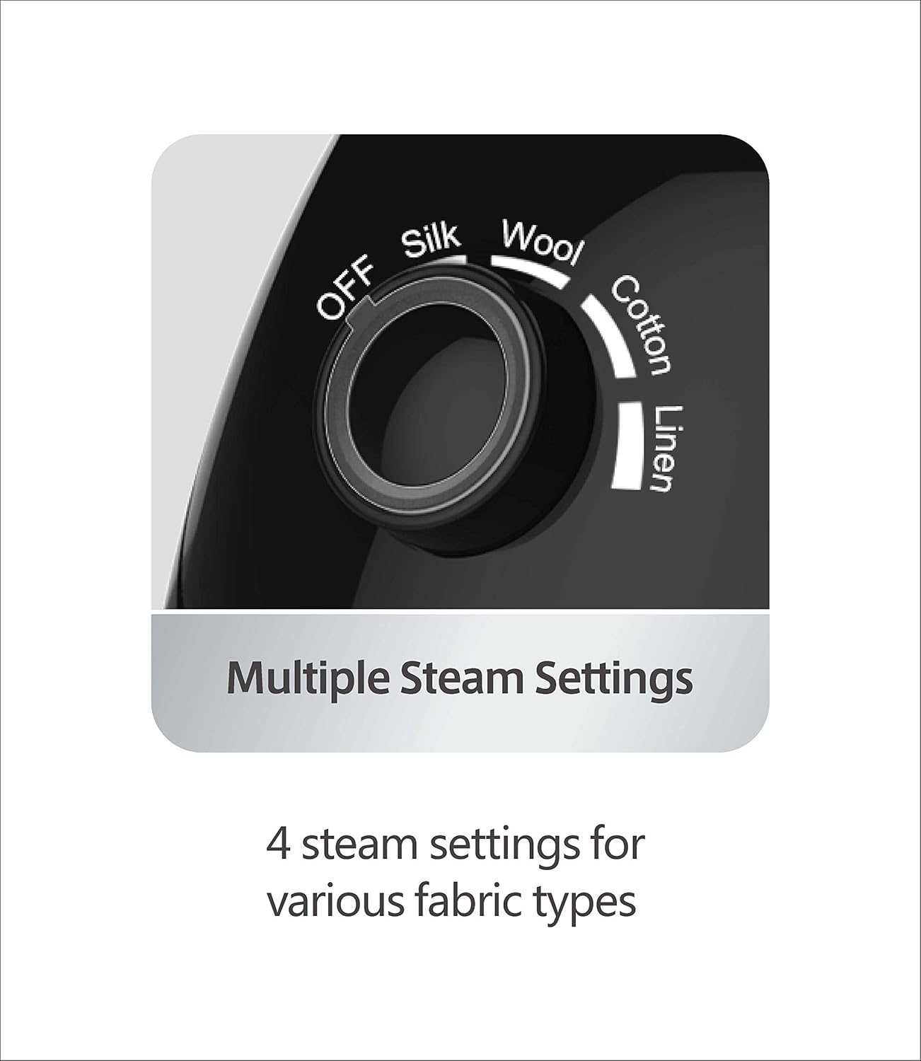 SALAV Garment Steamer with 1500W Power and 4 Steam Settings Black