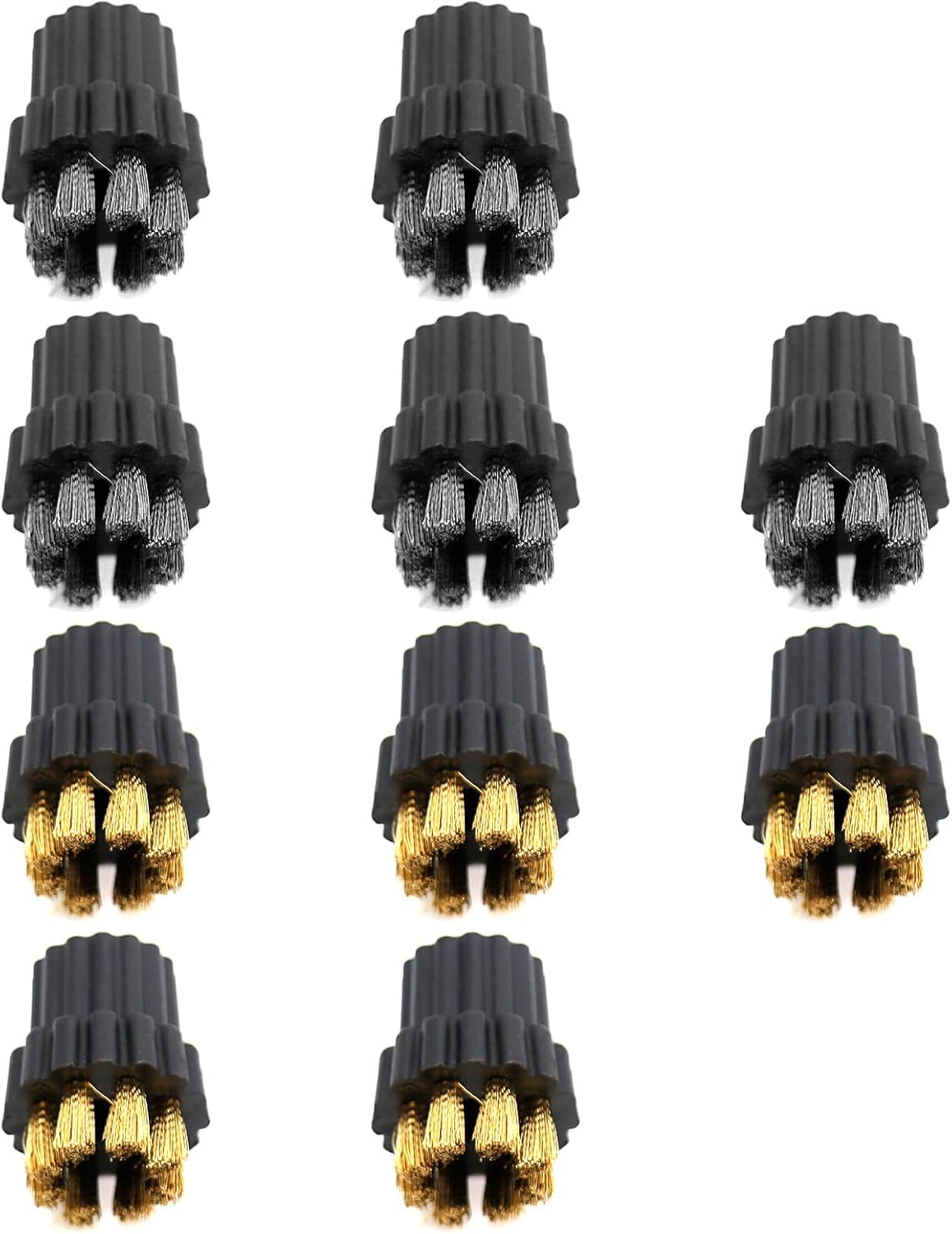 Zreneyfex 10-Pc Steam Mop Brush Heads