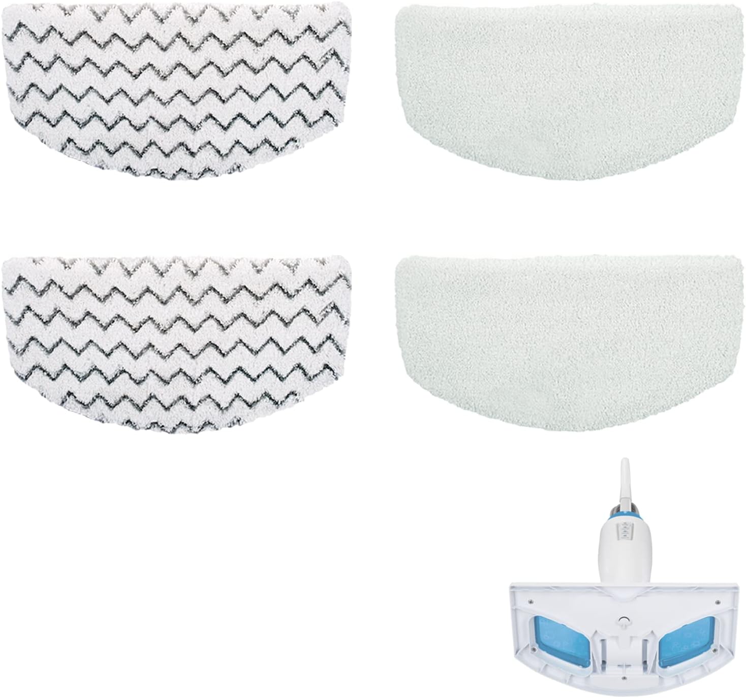 Bonus Life Steam Mop Pad Set Durable Microfiber Replacement