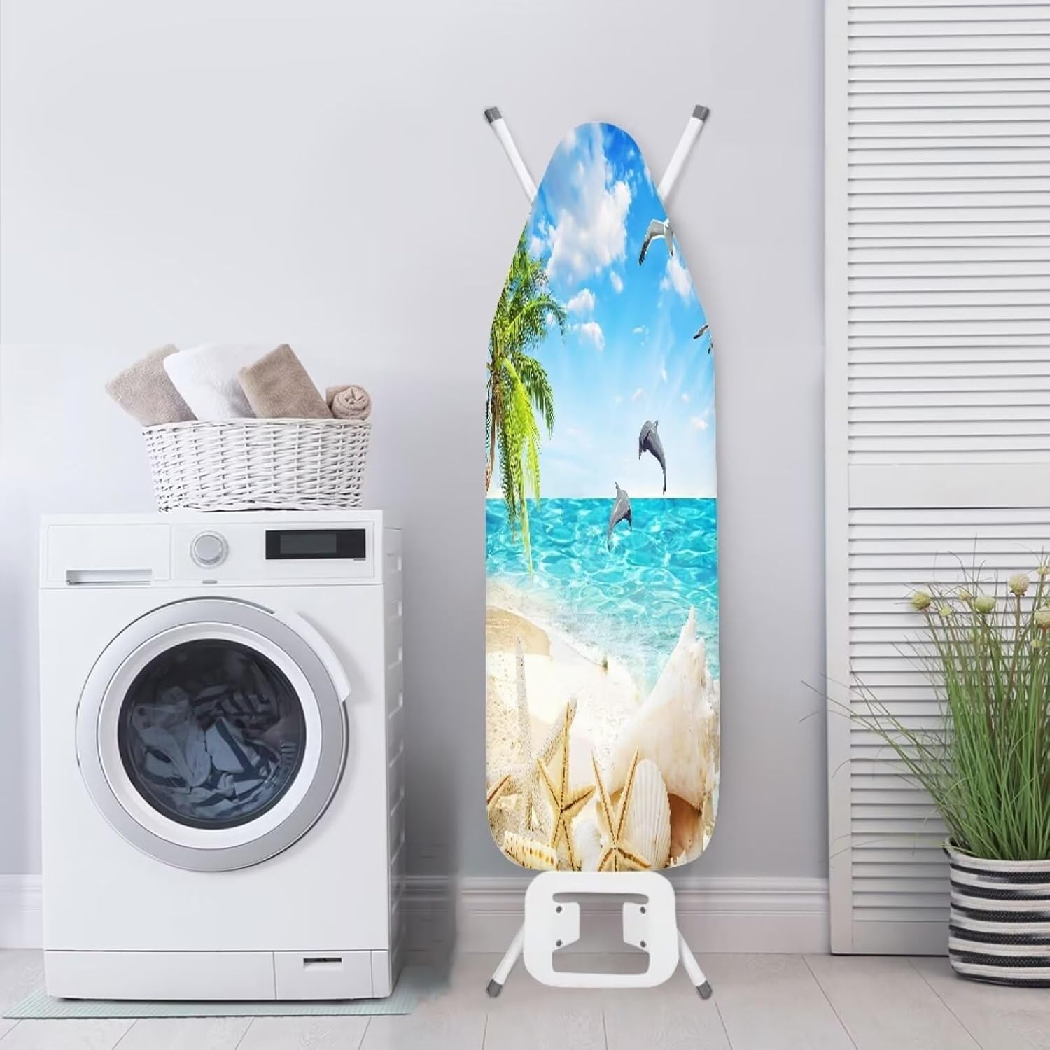 Beach-Themed Ironing Board Cover - Starfish Print