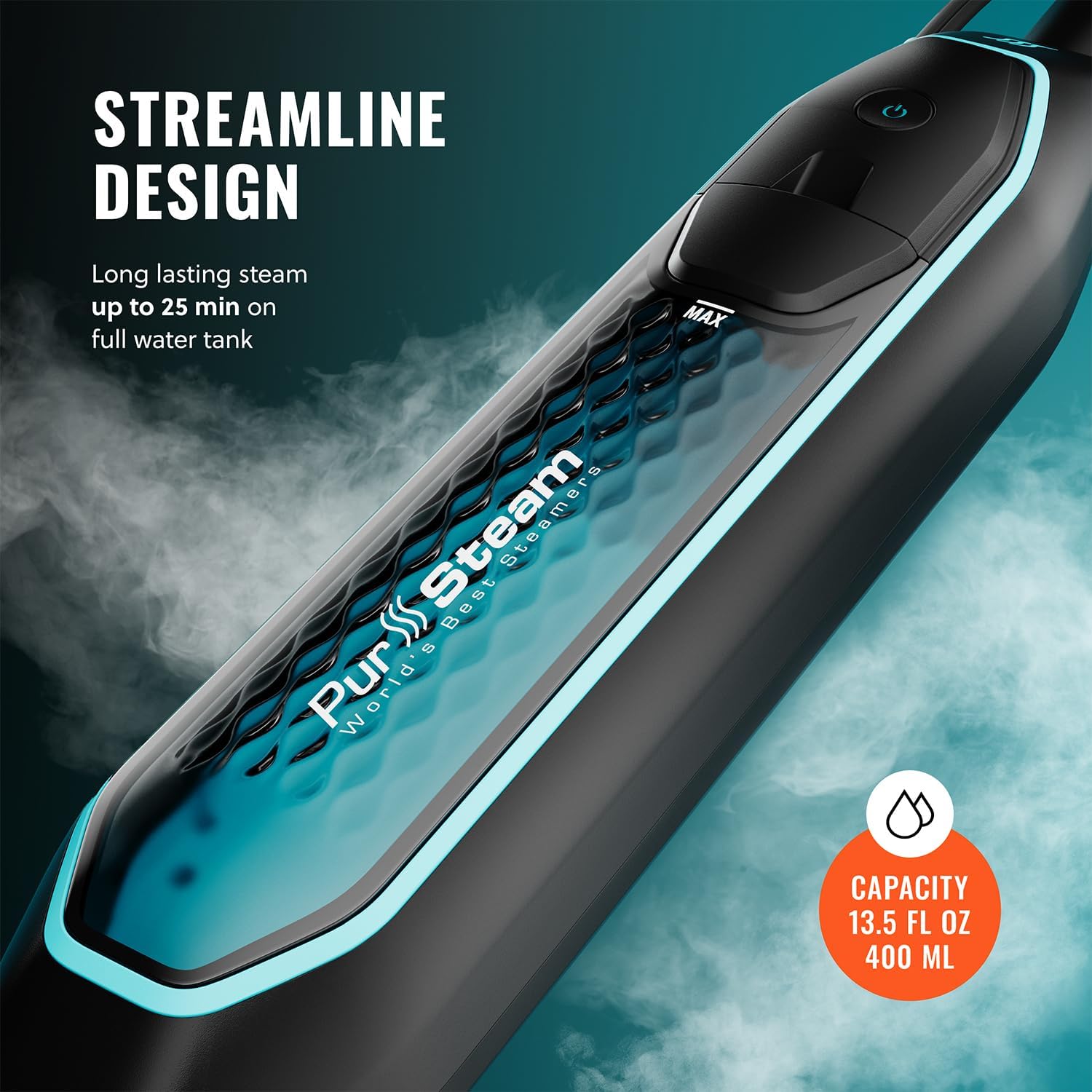 Pursteam Worlds Best Steamers ScrubMaster Steam Mop