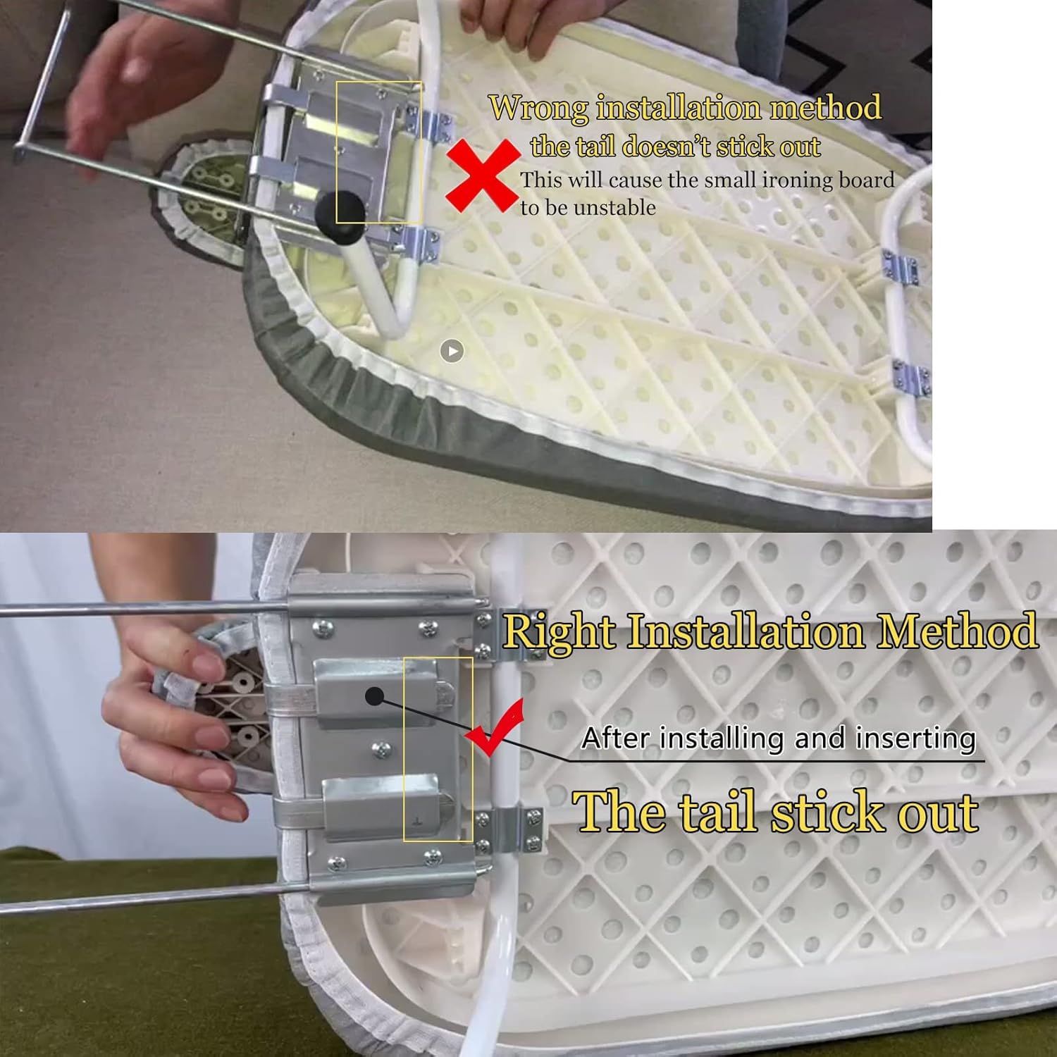 Compact Portable Folding Travel Ironing Board for Home Laundry Use