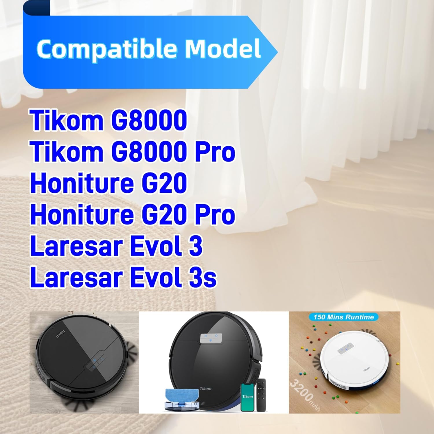 Replacement Parts for Robot Vacuum Cleaners