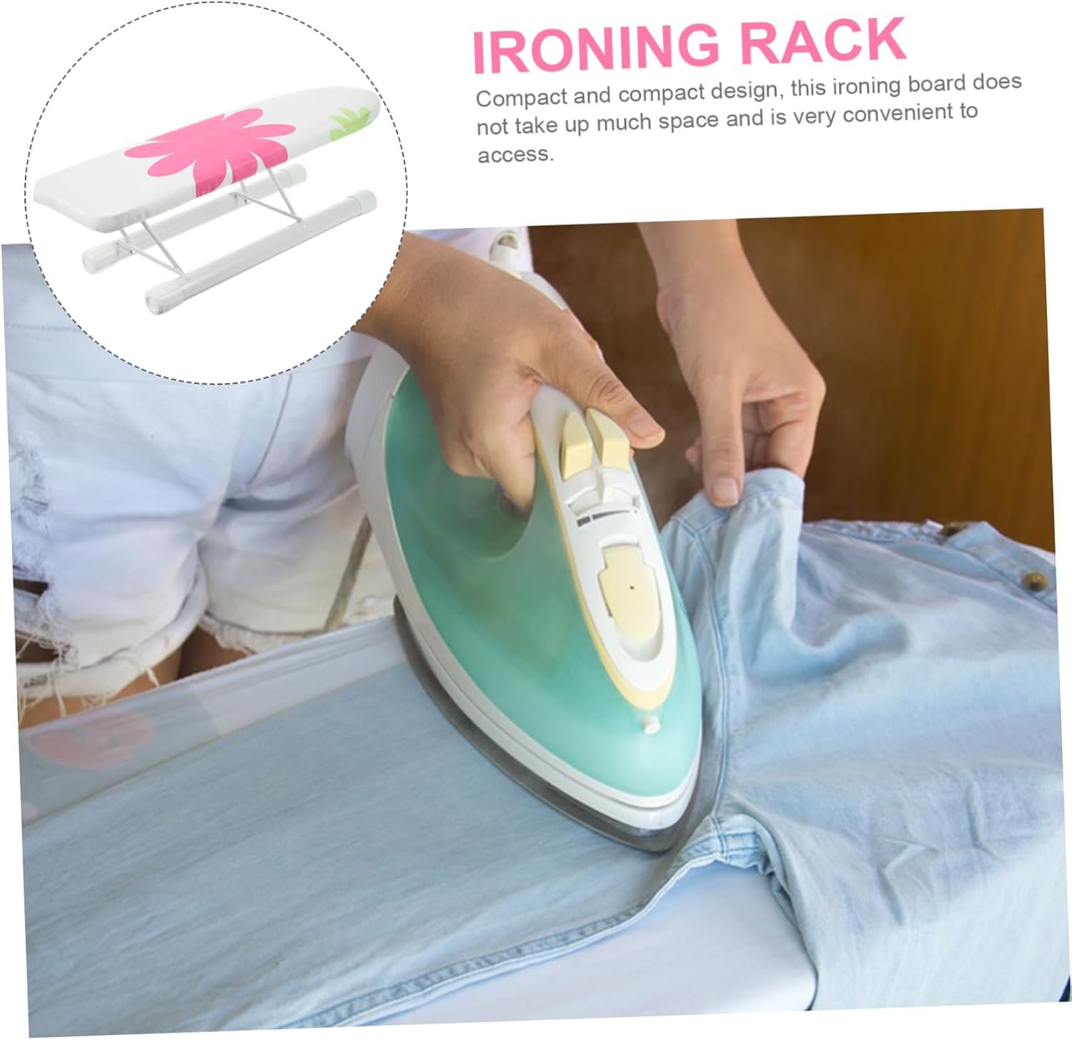 MAGICLULU Foldable Ironing Board Compact Portable Home Use