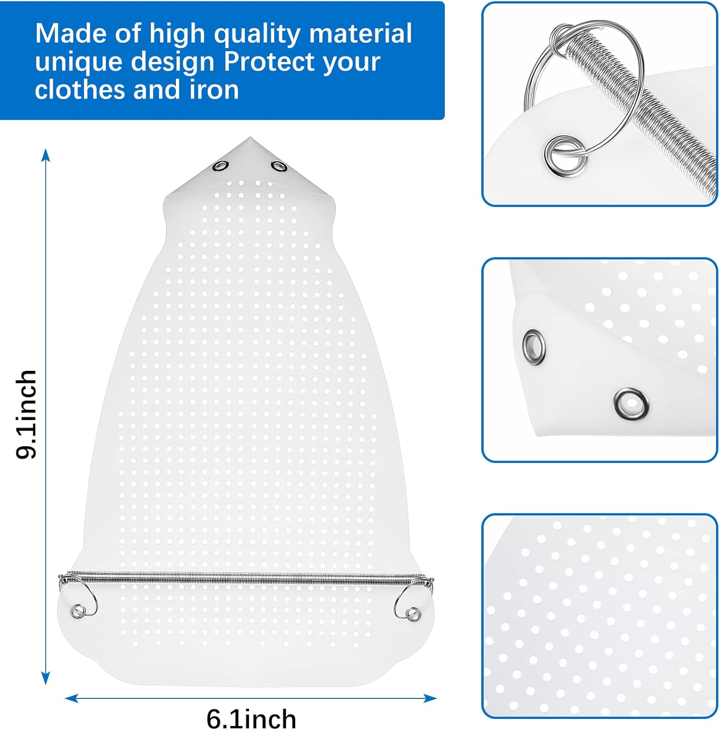 Cunhill 2-Piece Ironing Shoe Covers Set Safety Electric Iron Protector