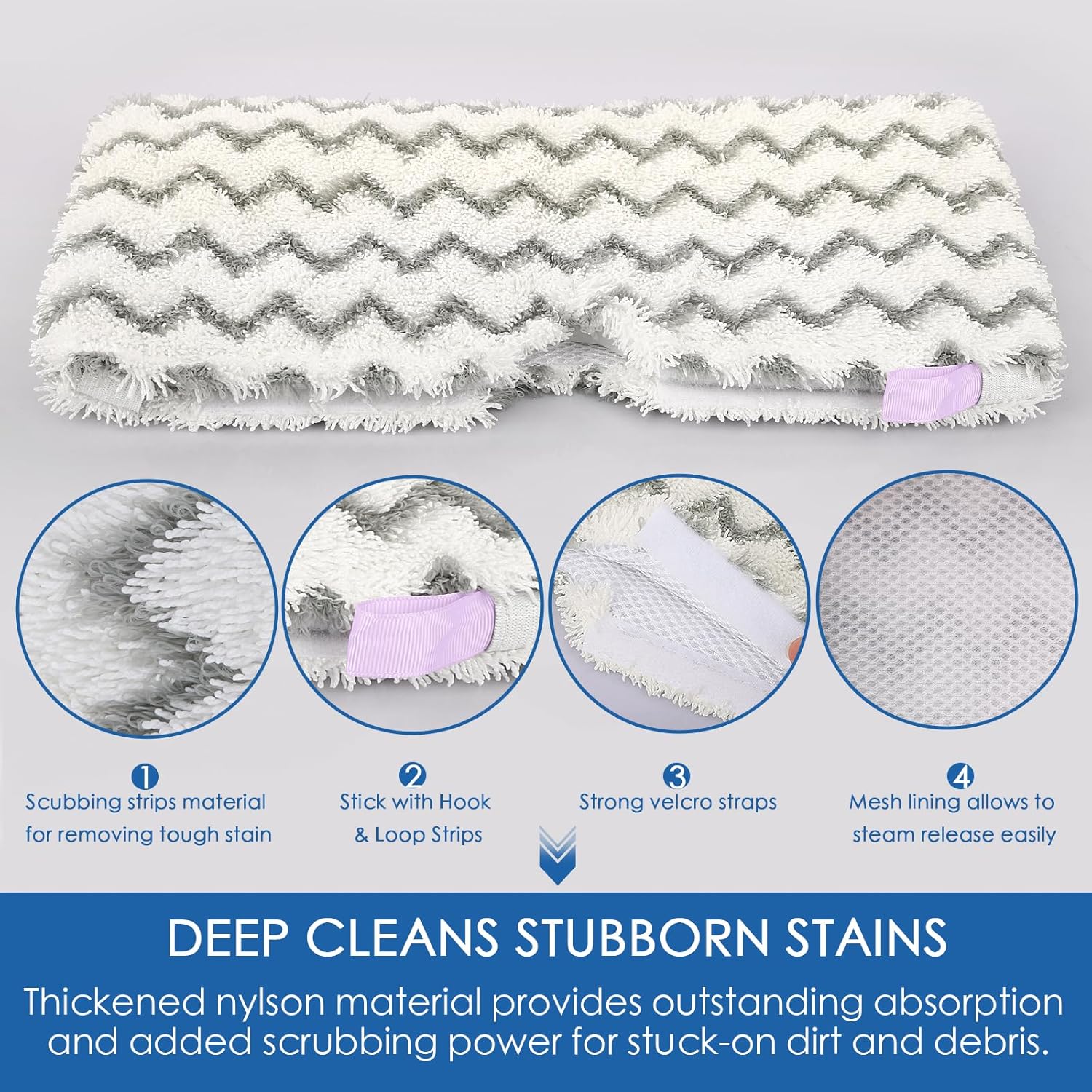 MXZONE Upgraded Steam Mop Pad for Shark Shark S3500 Series