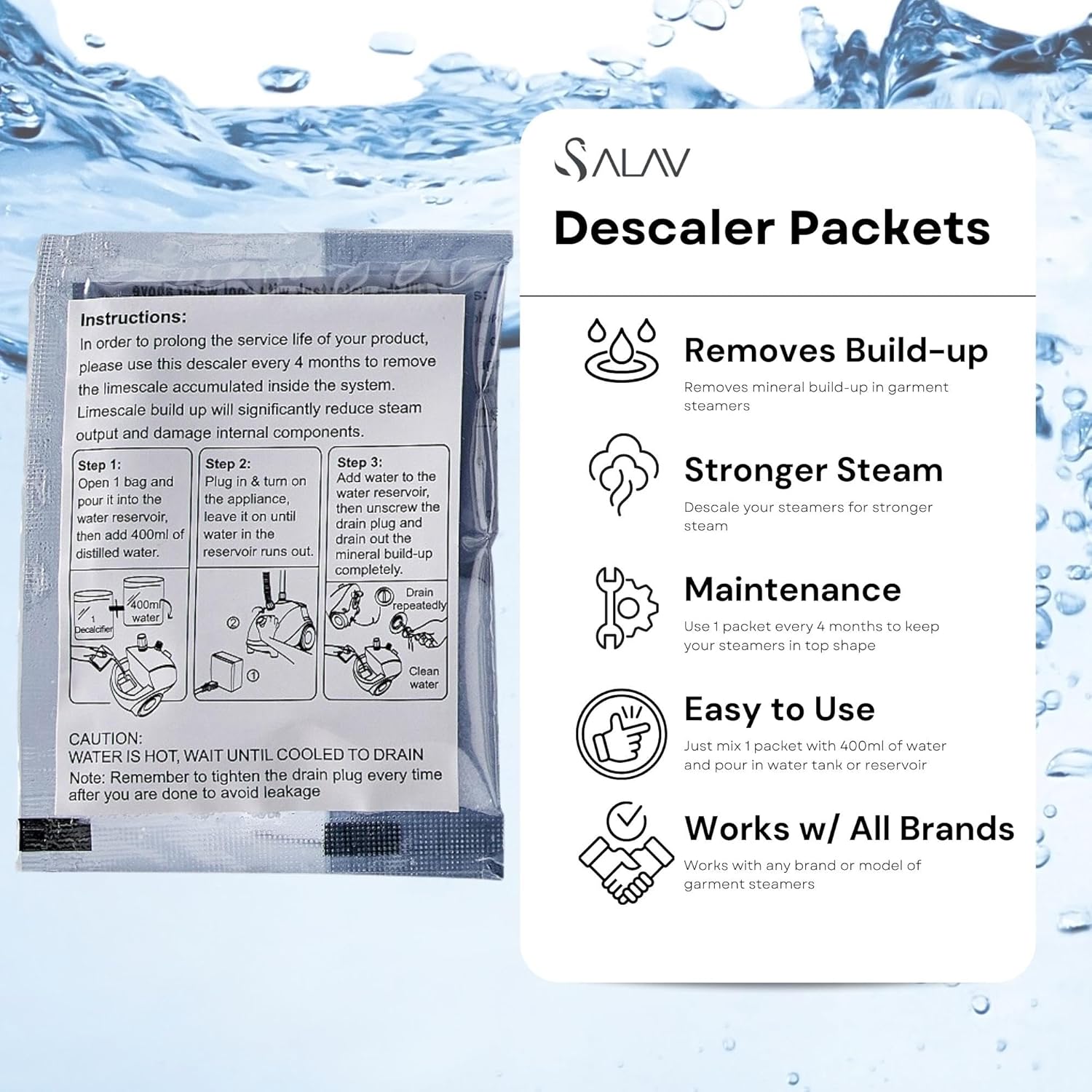Keep Soft and Fresh with SALAV Garment Steamer Decaler